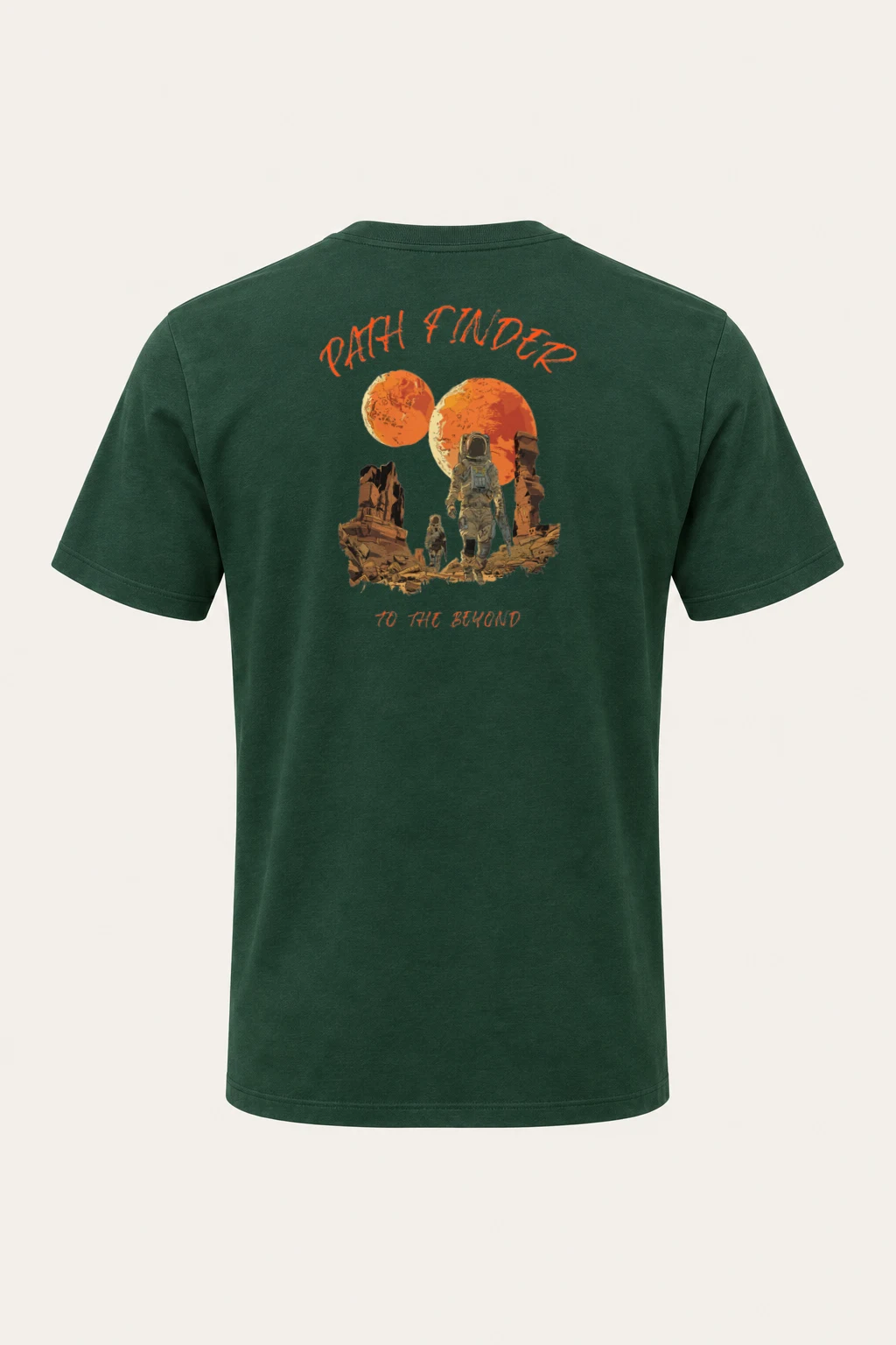 "Path Finder" Heavyweight Unisex Crewneck T-shirt | Gildan 5000
