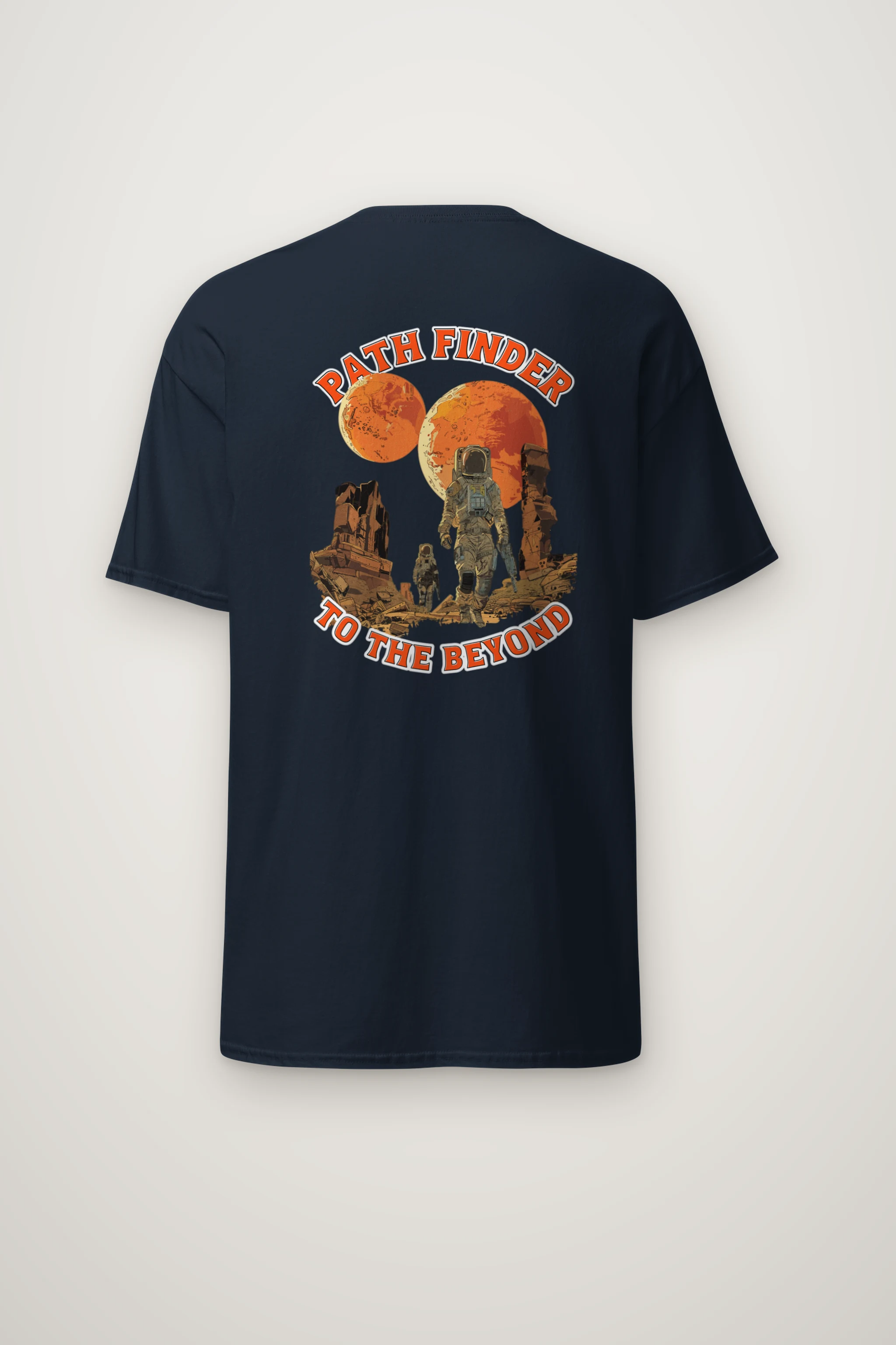"Path Finder" Heavyweight Unisex Crewneck T-shirt