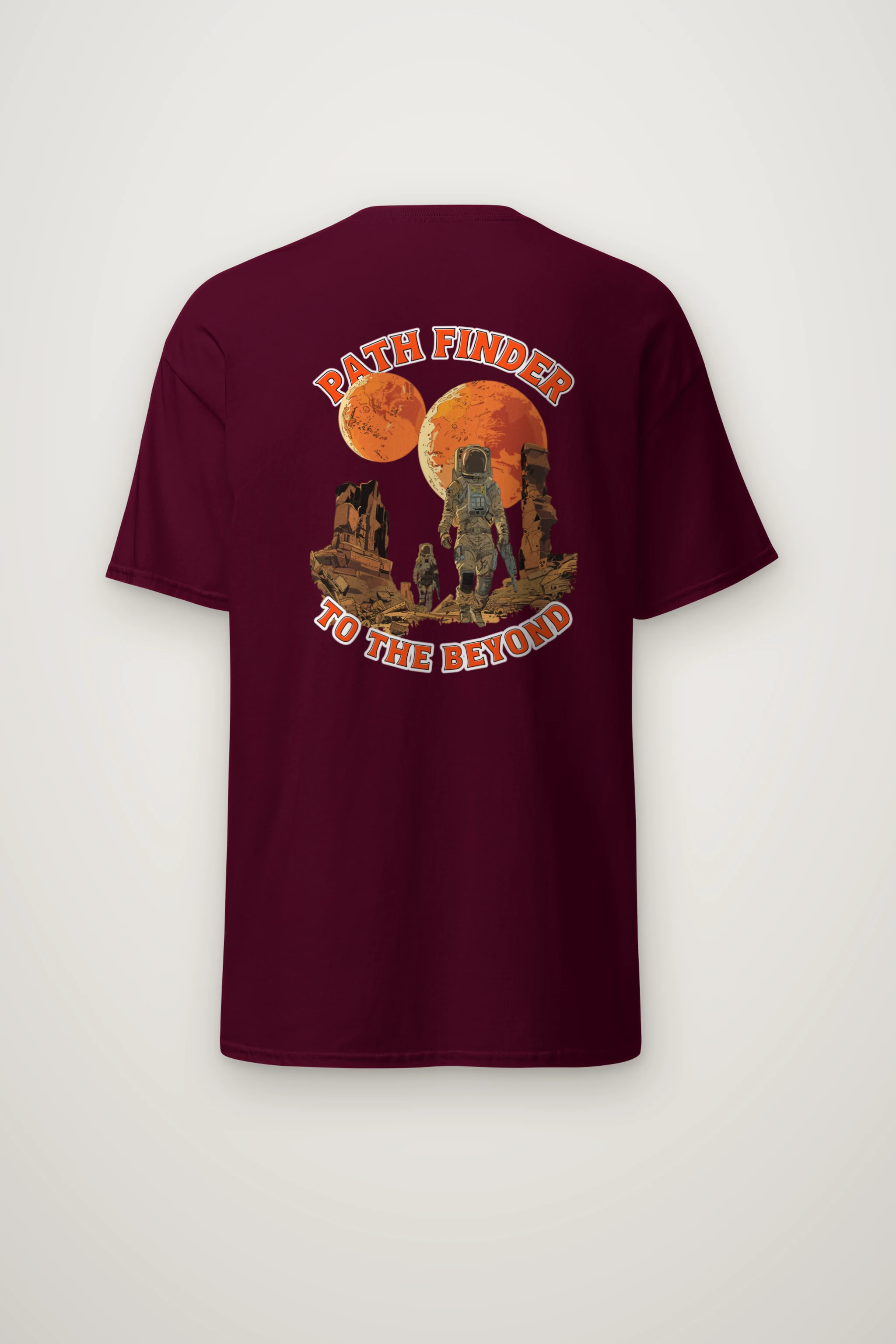 "Path Finder" Heavyweight Unisex Crewneck T-shirt