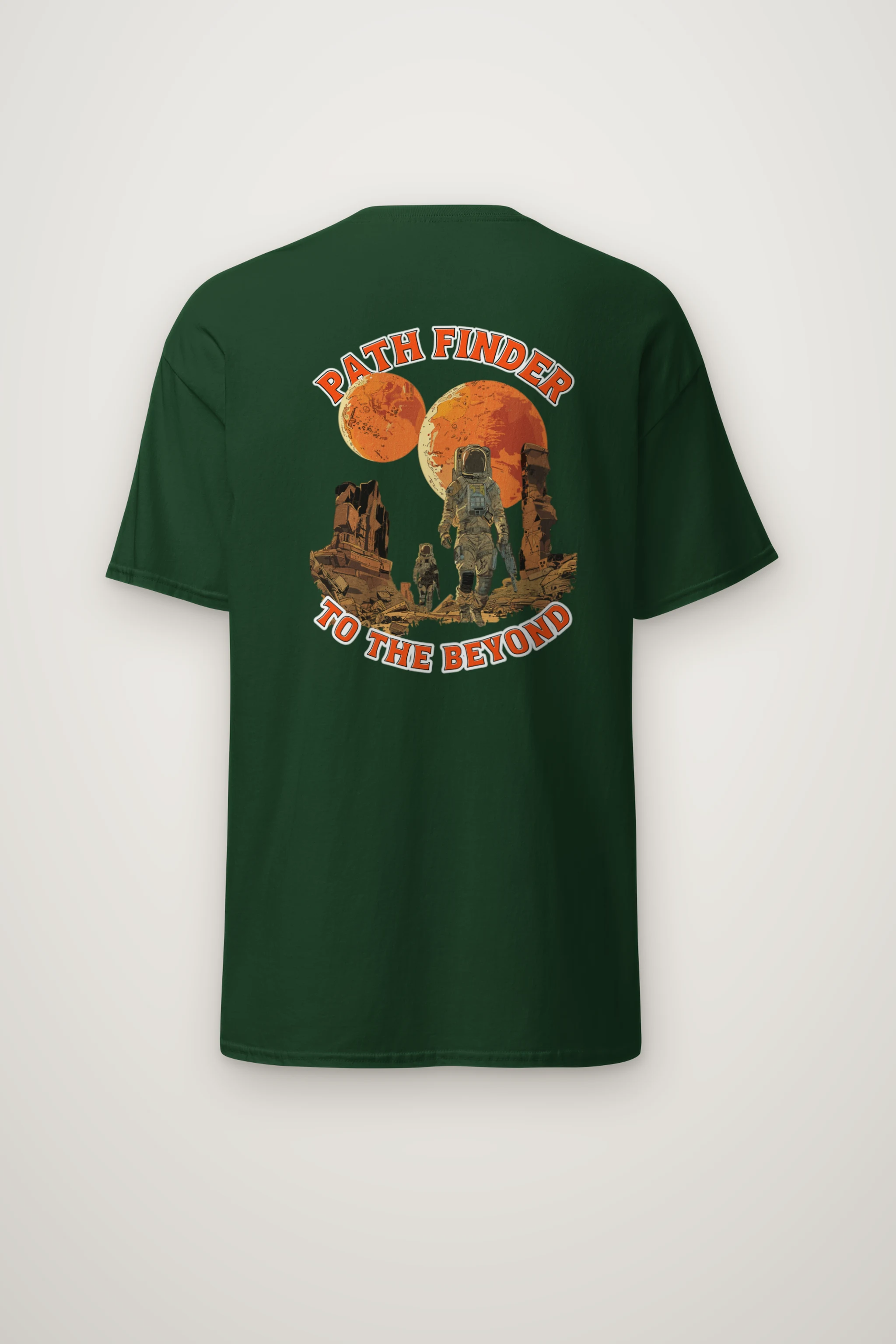 "Path Finder" Heavyweight Unisex Crewneck T-shirt