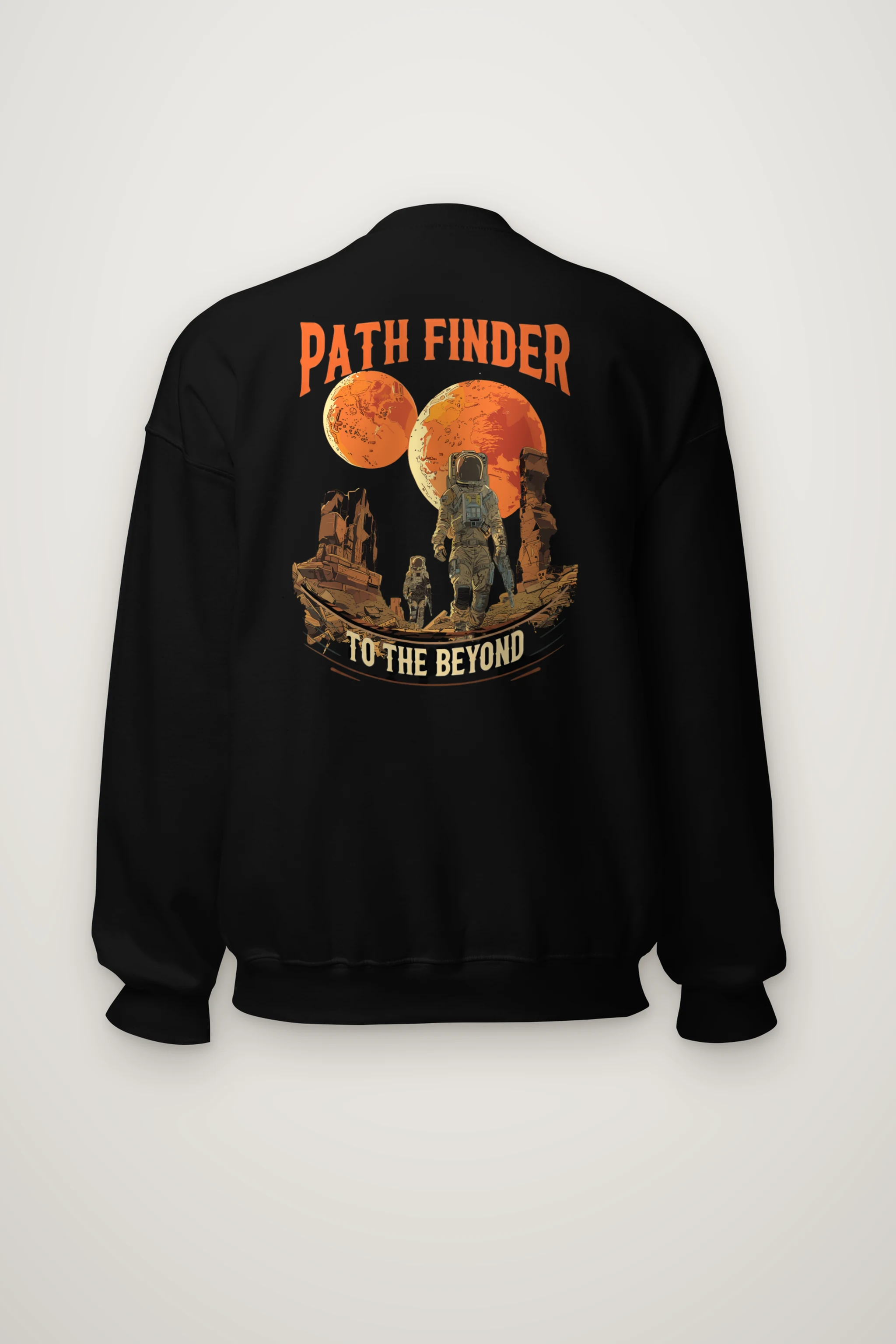 "Path Finder To The Beyond" Heavy Blend Unisex Crewneck Sweatshirt