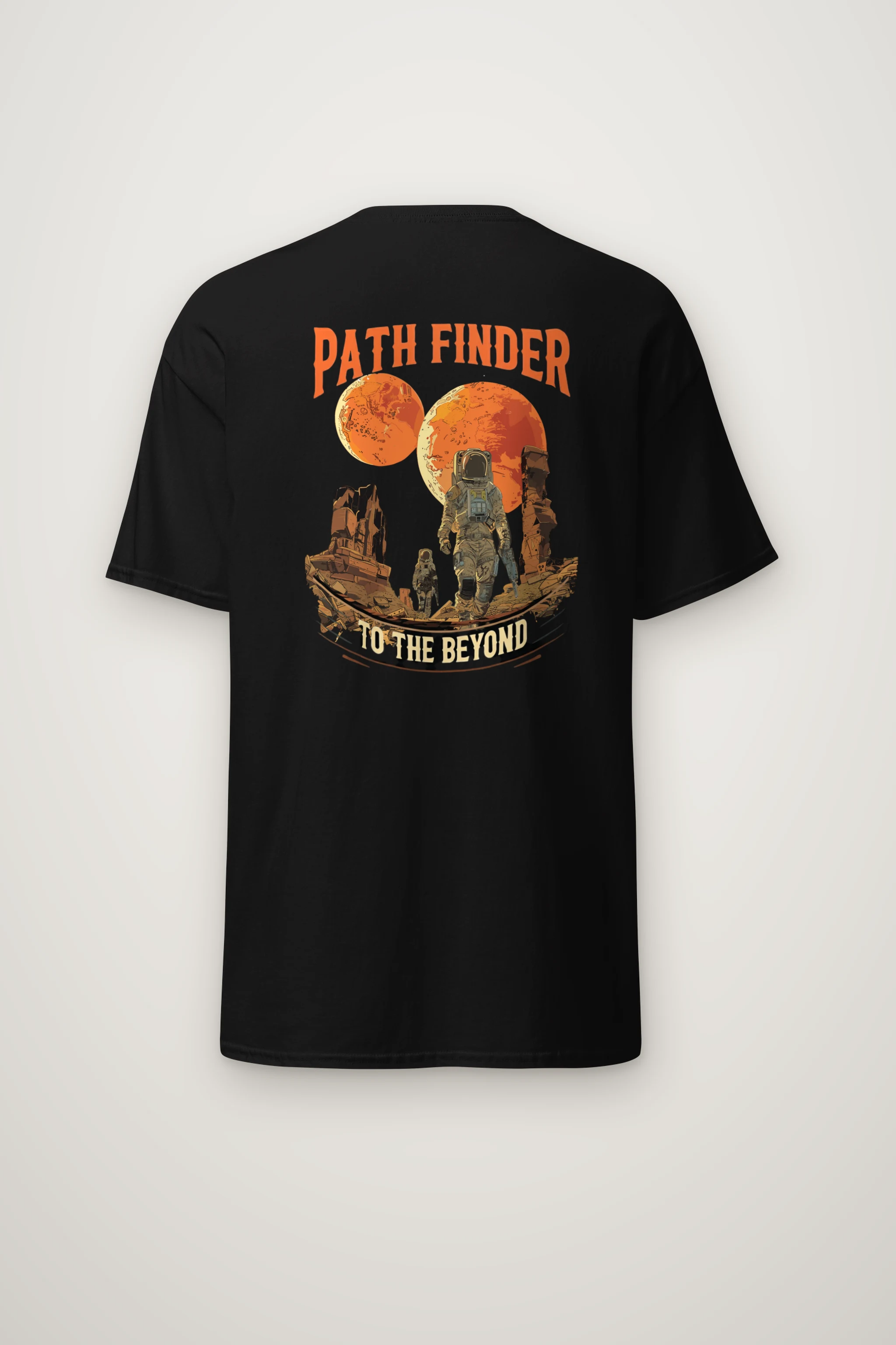 "Path Finder To The Beyond" Heavyweight Unisex Crewneck T-shirt