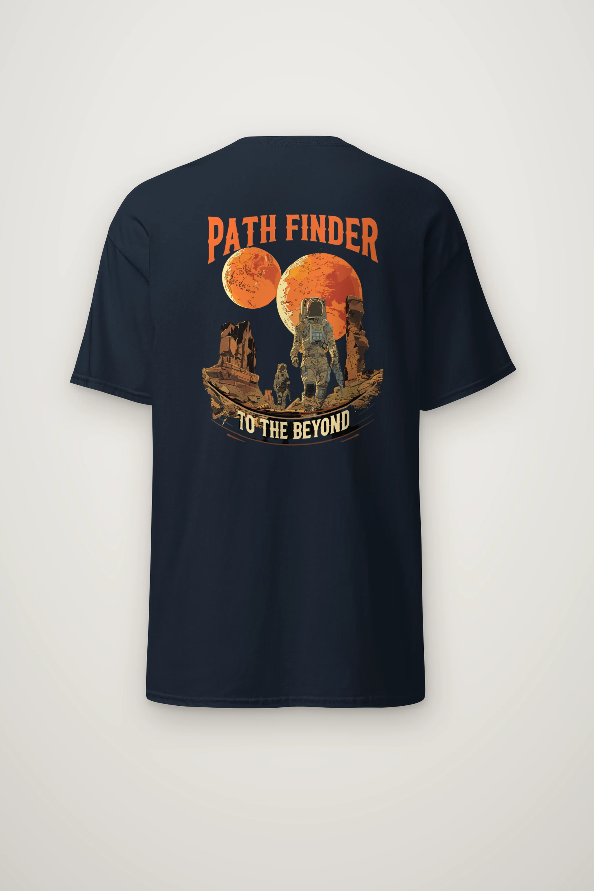"Path Finder To The Beyond" Heavyweight Unisex Crewneck T-shirt