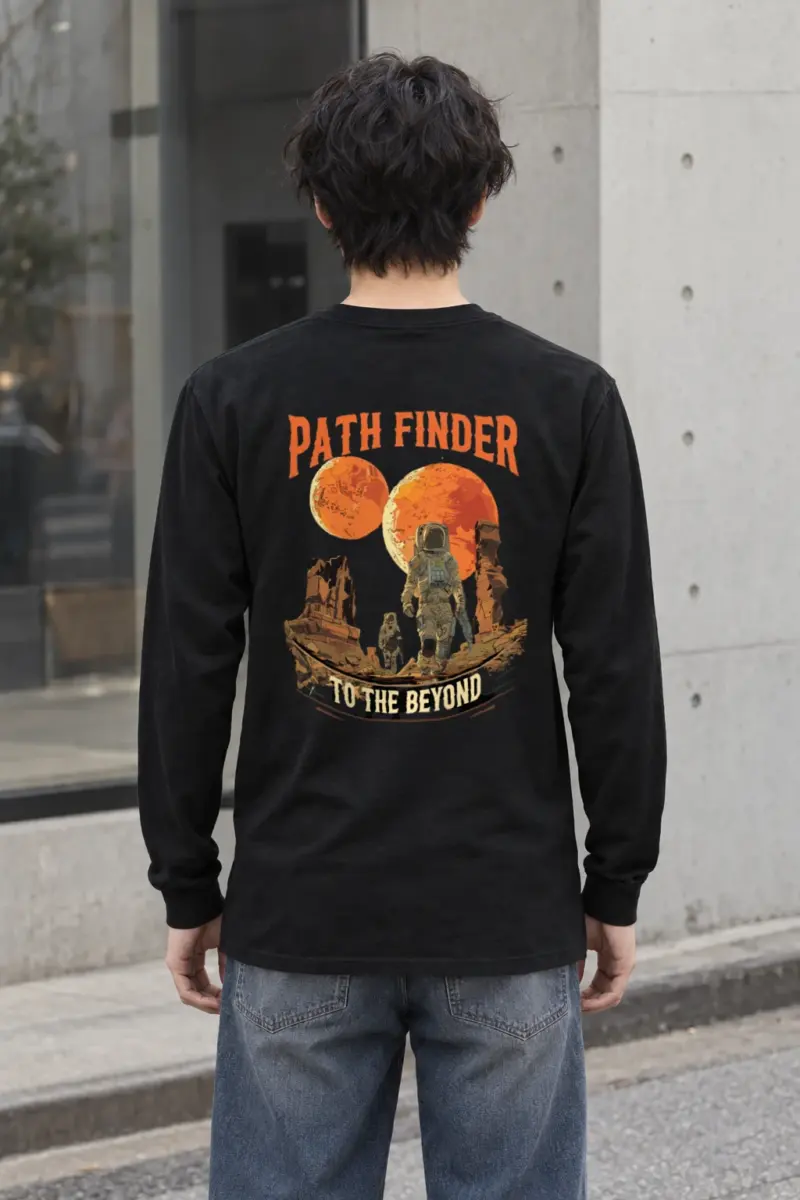 "Path Finder To The Beyond" Unisex Longsleeve T-shirt