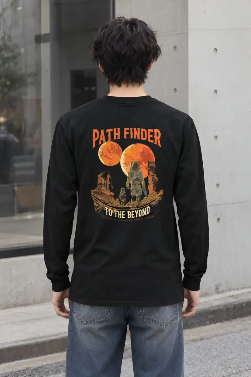 "Path Finder To The Beyond" Unisex Longsleeve T-shirt
