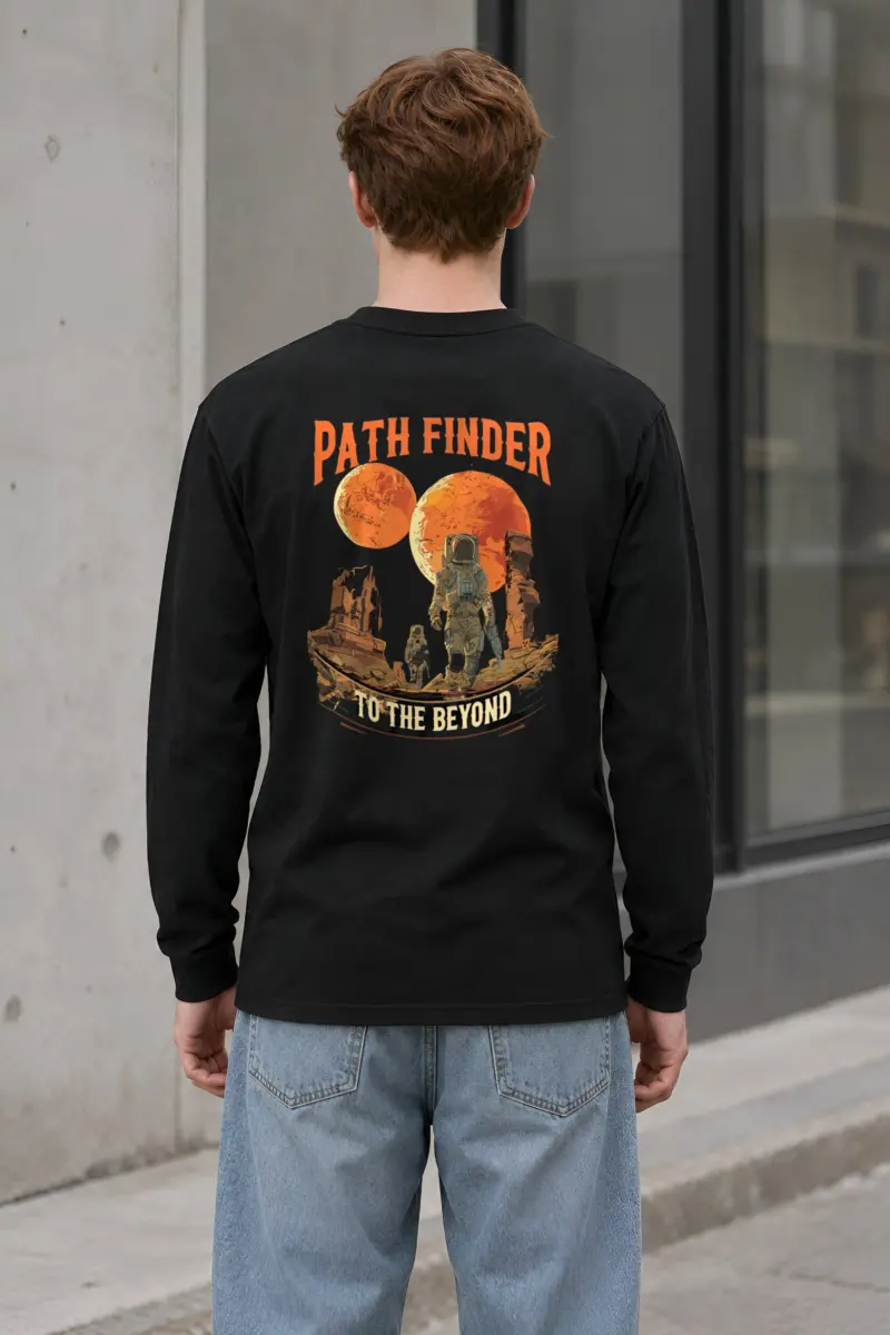 "Path Finder To The Beyond" Unisex Longsleeve T-shirt