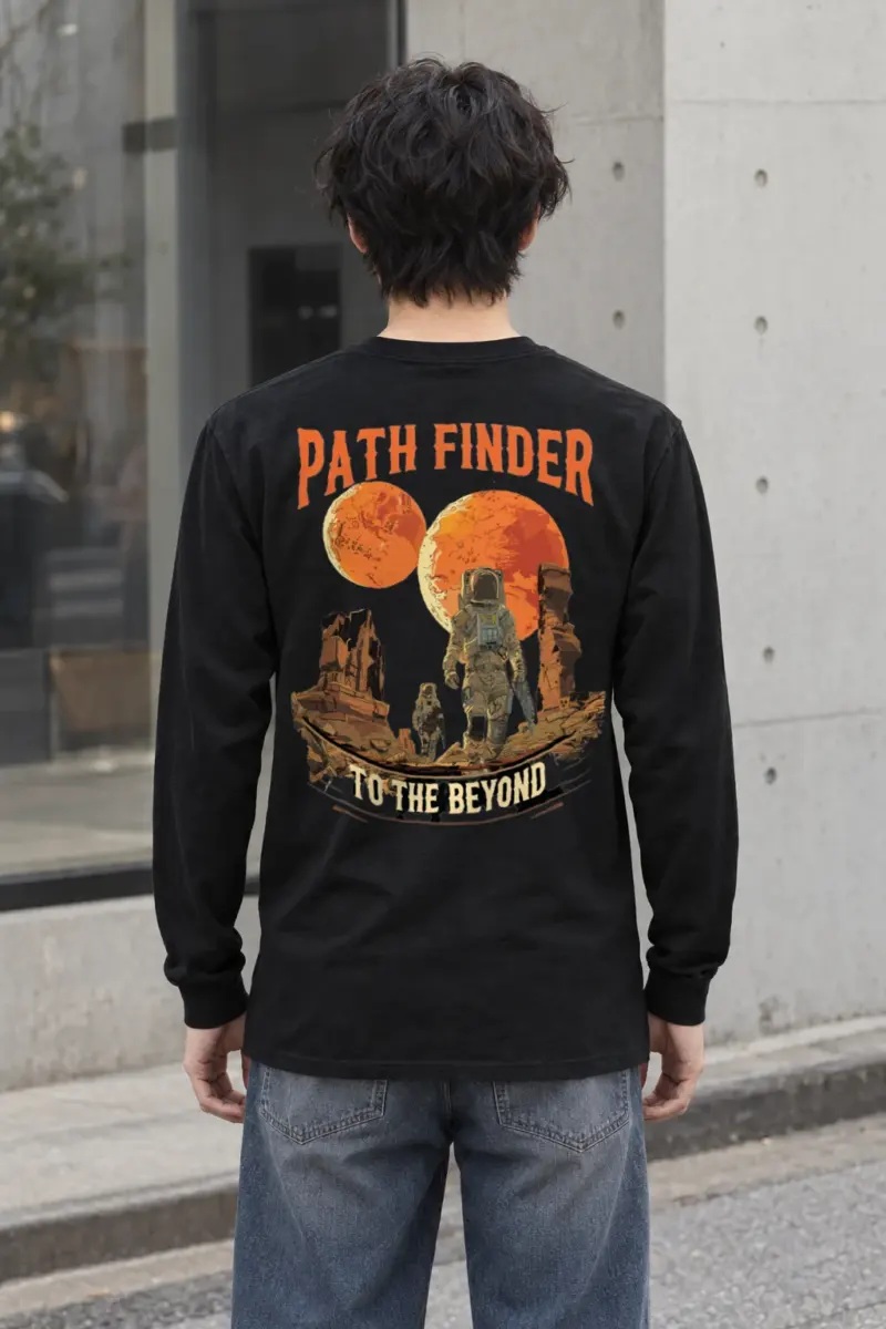 "Path Finder To The Beyond" Unisex Longsleeve T-shirt