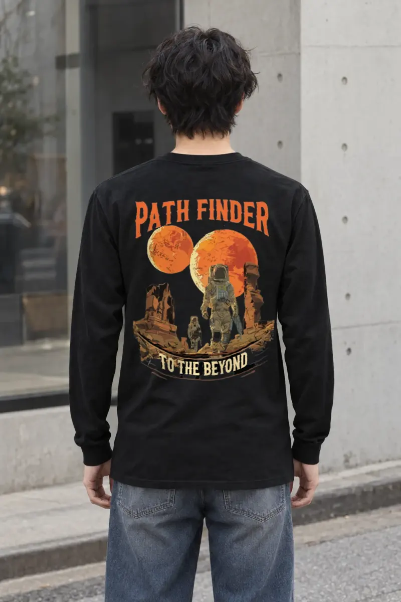 "Path Finder To The Beyond" Unisex Longsleeve T-shirt