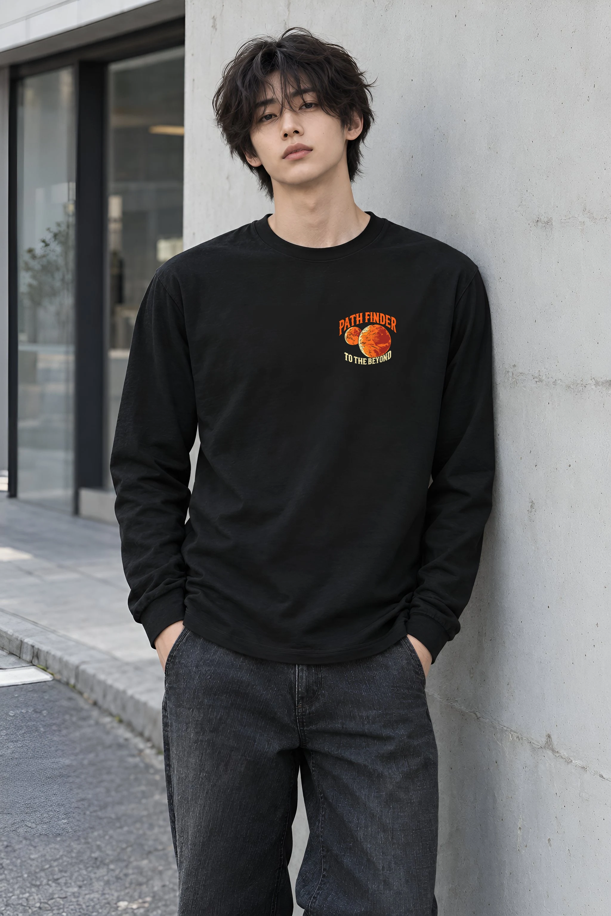 "Path Finder To The Beyond" Unisex Longsleeve T-shirt