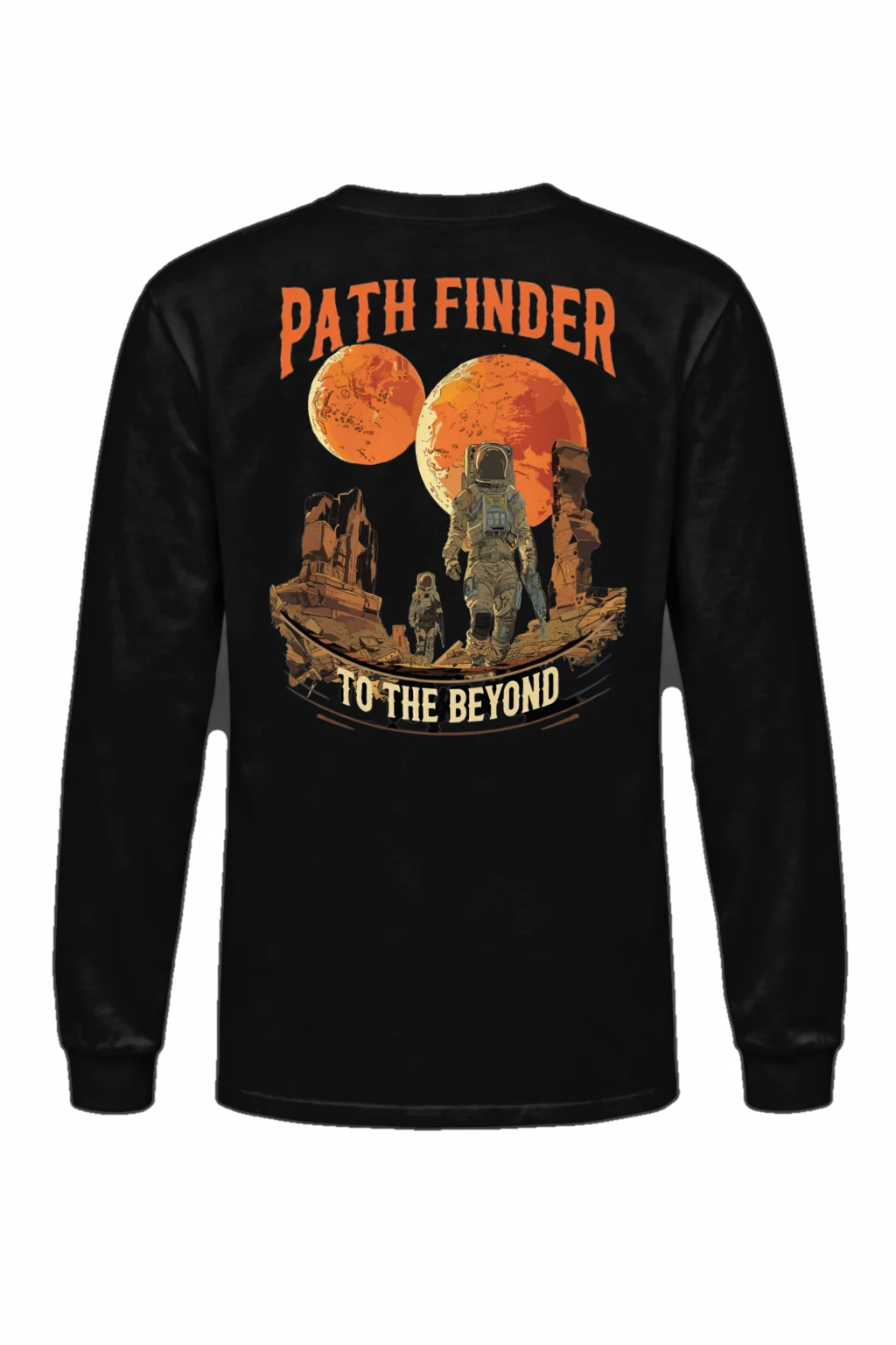 "Path Finder To The Beyond" Unisex Longsleeve T-shirt | Gildan 2400