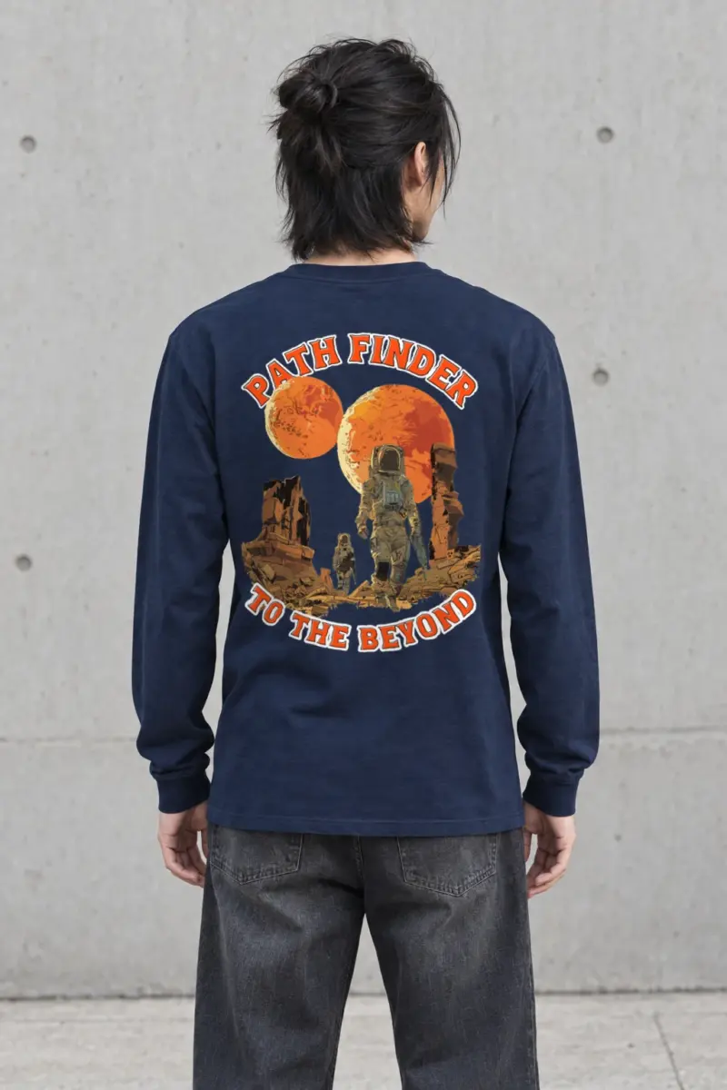 "Path Finder" Unisex Longsleeve T-shirt | Gildan 2400
