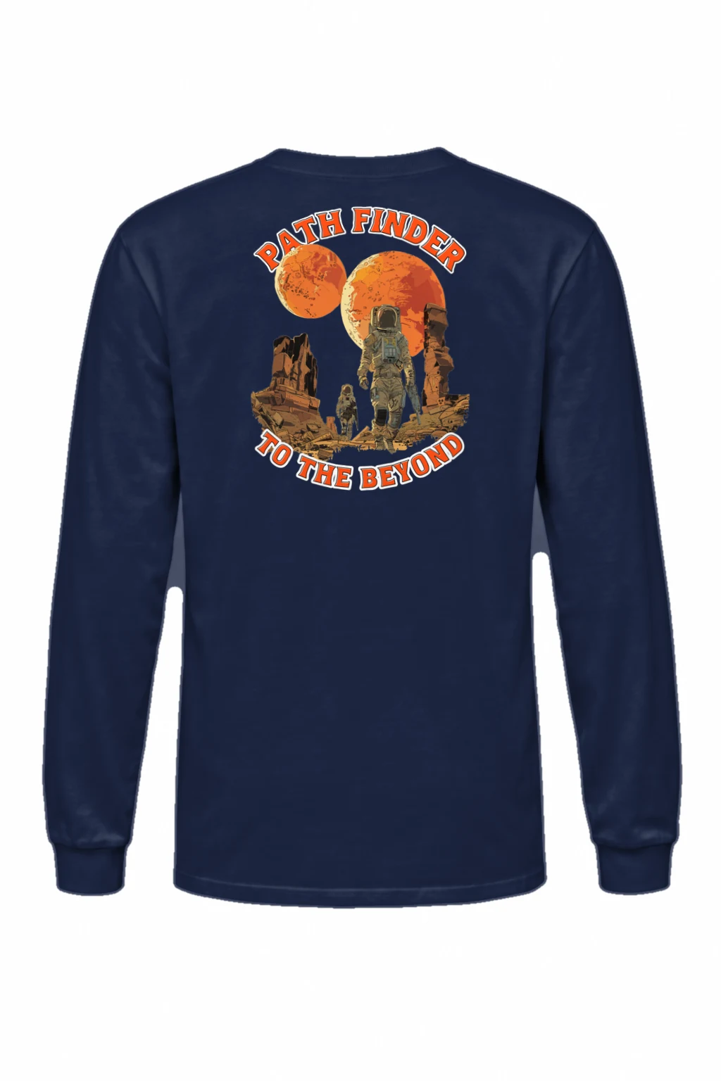 "Path Finder" Unisex Longsleeve T-shirt | Gildan 2400