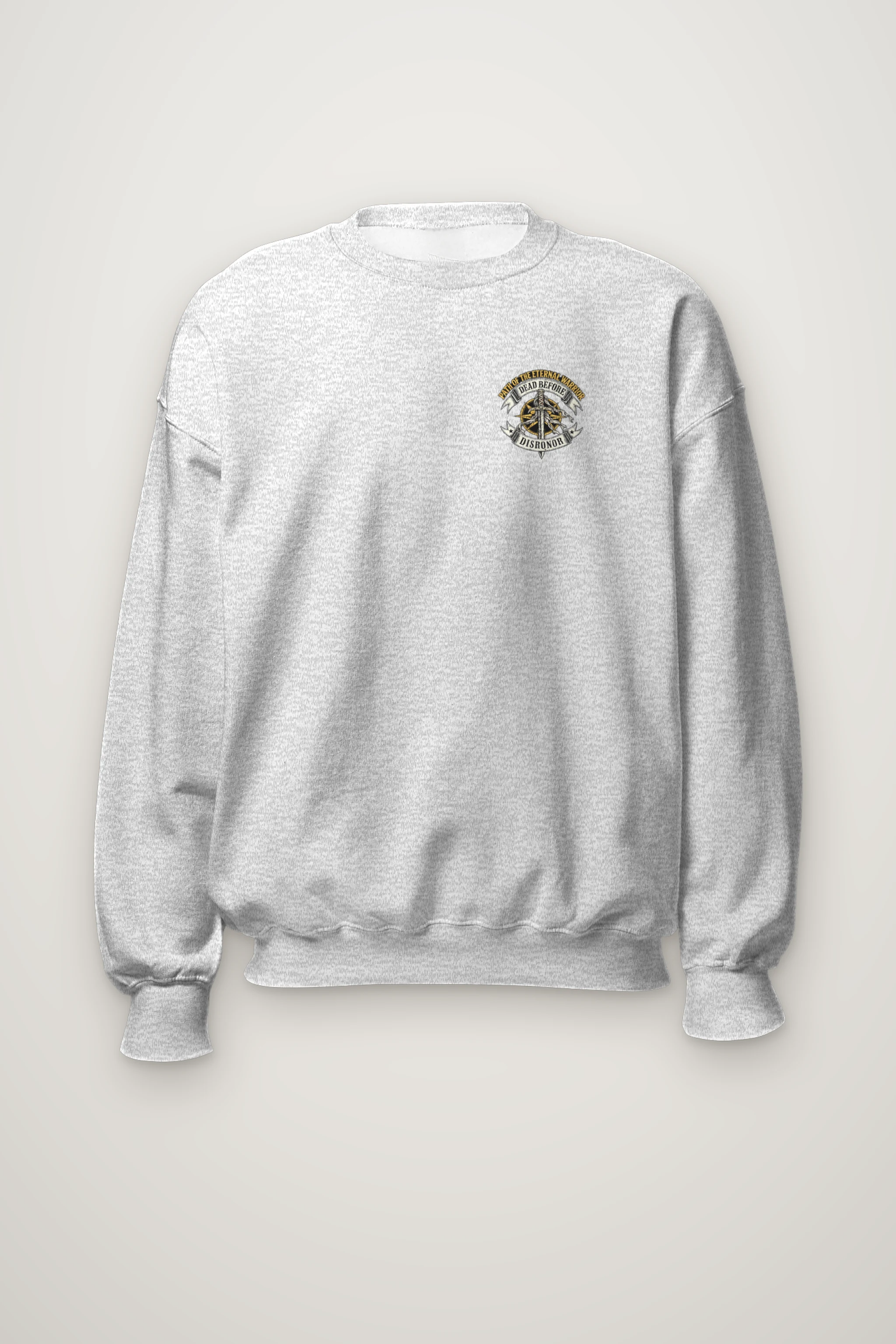 "Path Of The Eternal Warrior" Heavy Blend Unisex Crewneck Sweatshirt