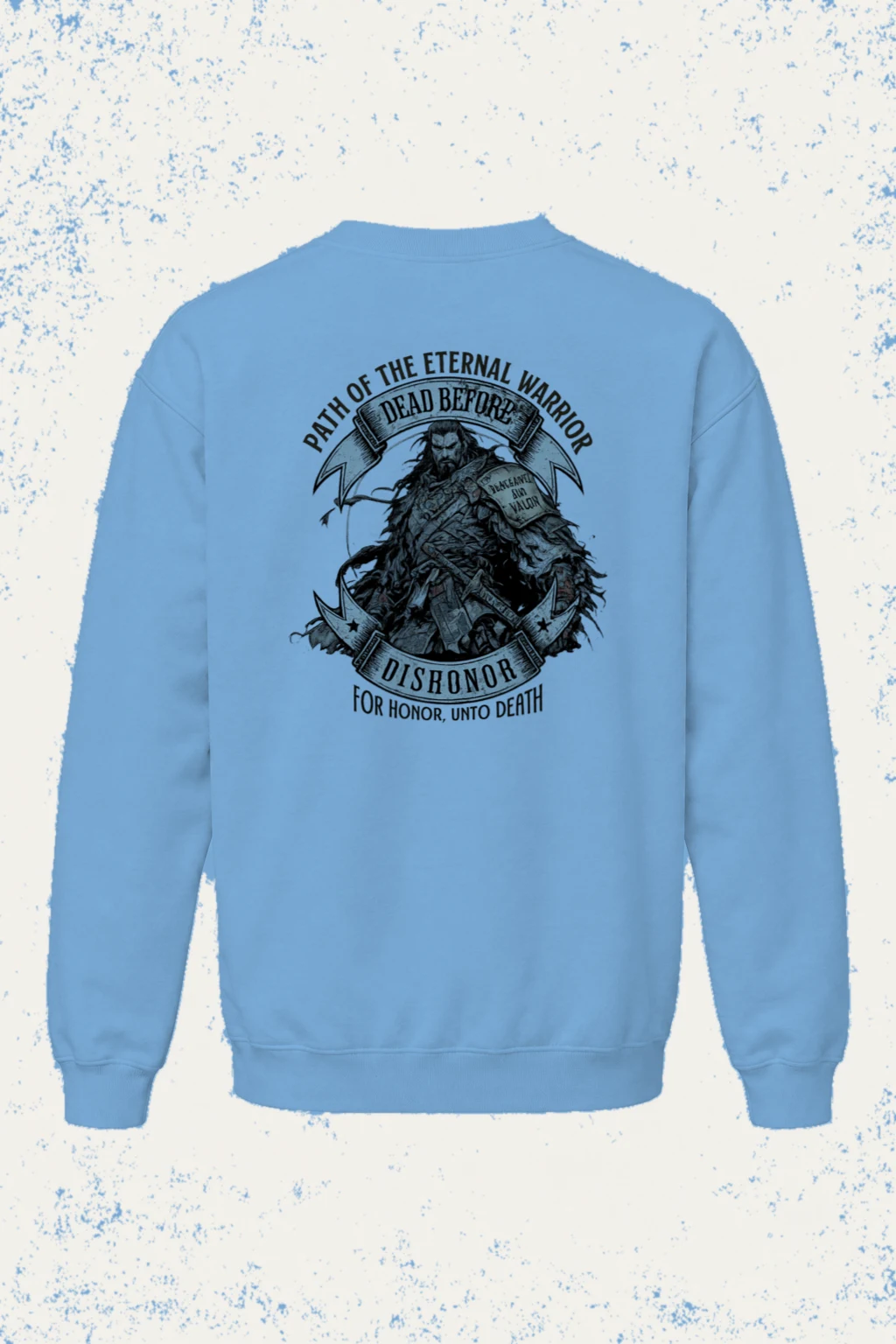 "Path Of The Eternal Warrior" Heavy Blend Unisex Crewneck Sweatshirt | Gildan 18000