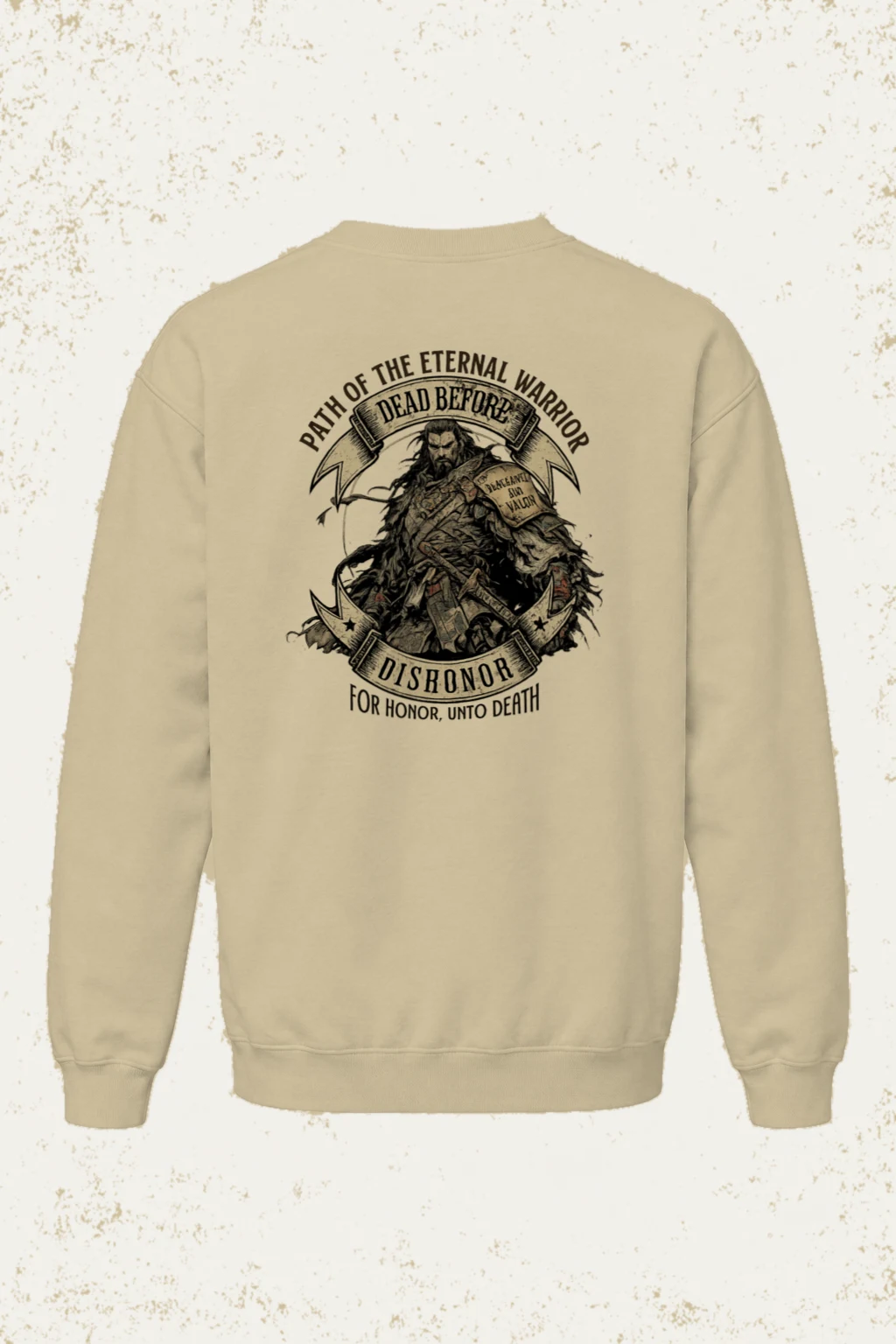 "Path Of The Eternal Warrior" Heavy Blend Unisex Crewneck Sweatshirt | Gildan 18000