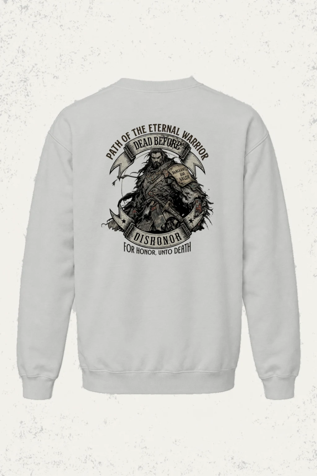 "Path Of The Eternal Warrior" Heavy Blend Unisex Crewneck Sweatshirt | Gildan 18000