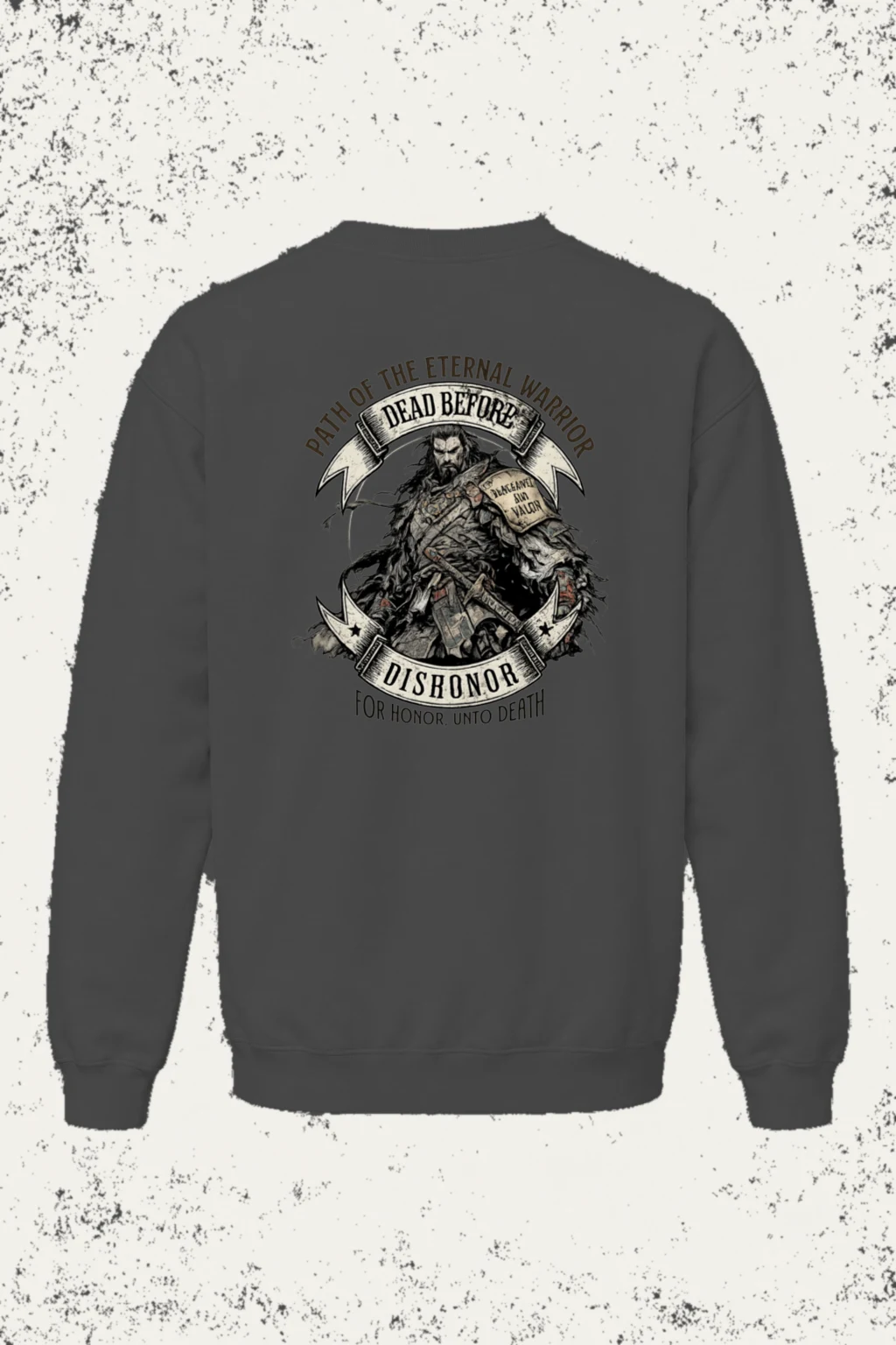 "Path Of The Eternal Warrior" Heavy Blend Unisex Crewneck Sweatshirt | Gildan 18000