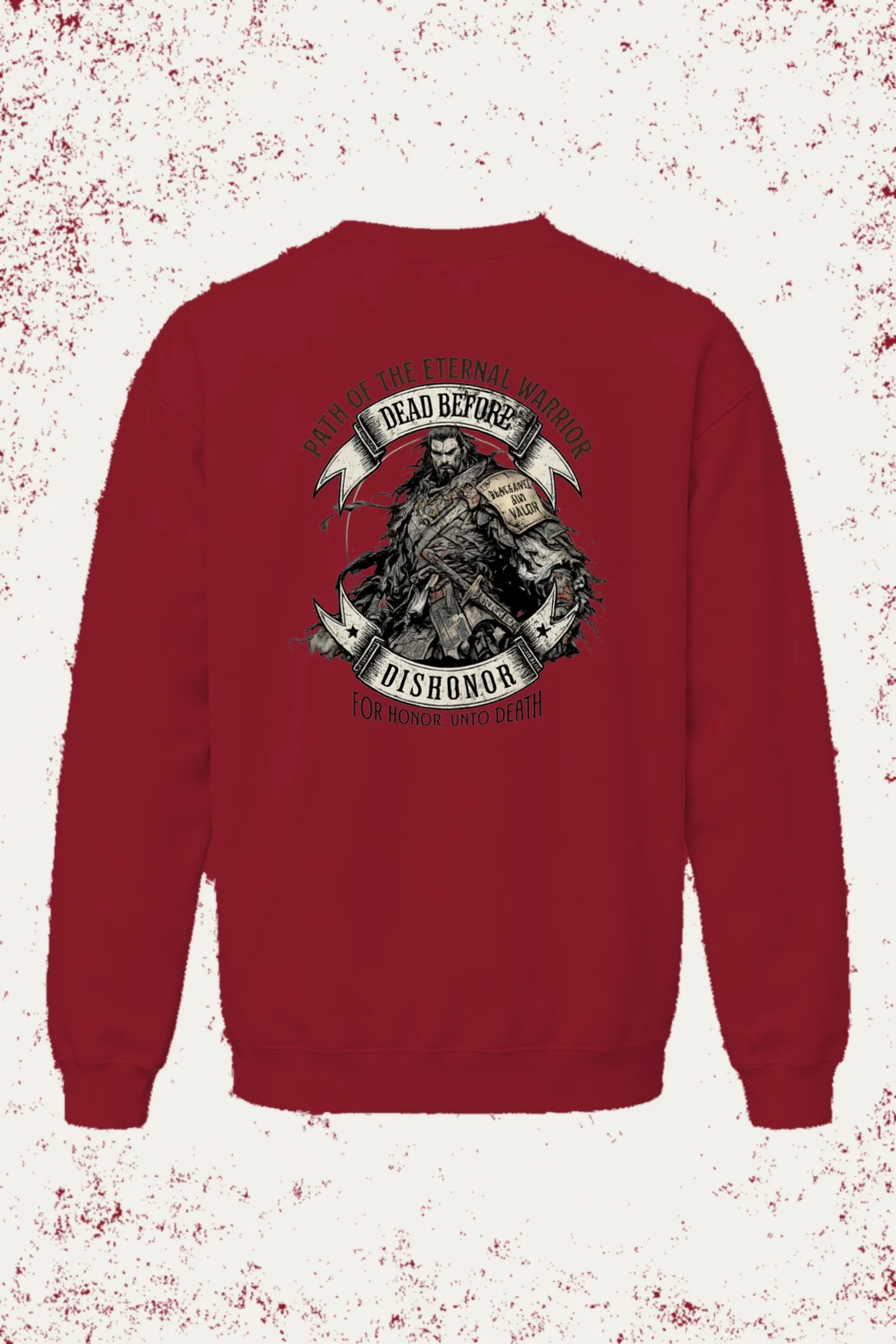 "Path Of The Eternal Warrior" Heavy Blend Unisex Crewneck Sweatshirt | Gildan 18000
