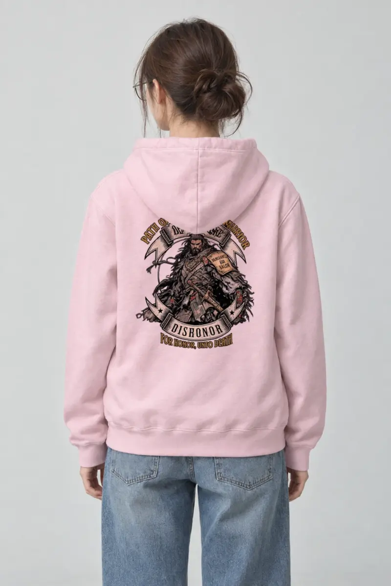 "Path Of The Eternal Warrior" Heavy Blend Unisex Pullover Hoodie