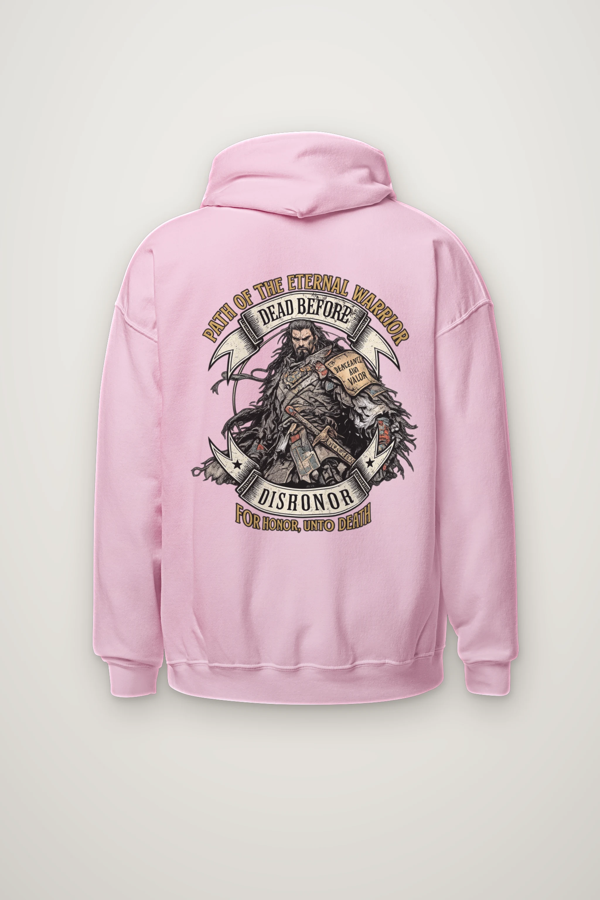 "Path Of The Eternal Warrior" Heavy Blend Unisex Pullover Hoodie