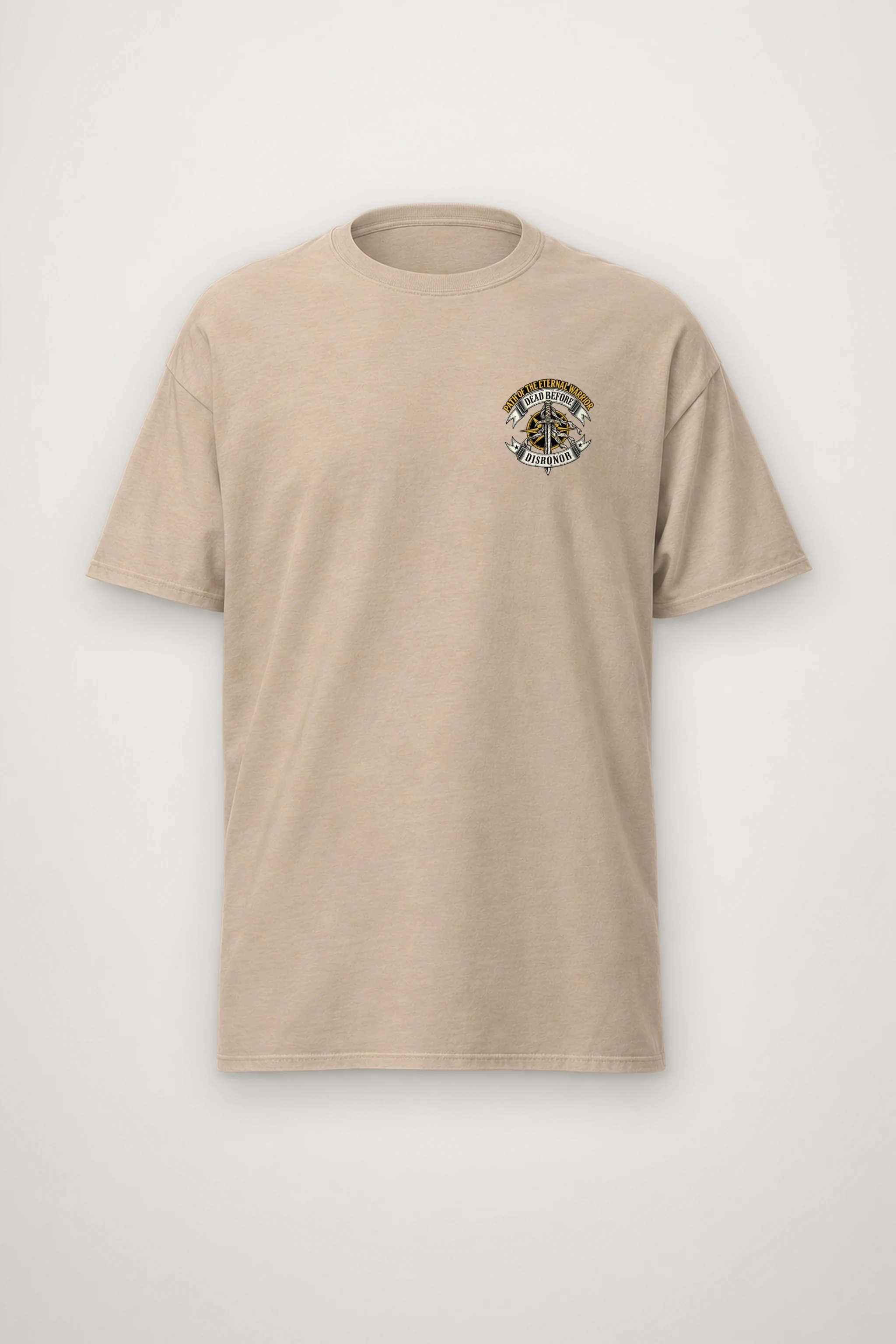 "Path Of The Eternal Warrior" Heavyweight Unisex Crewneck T-shirt