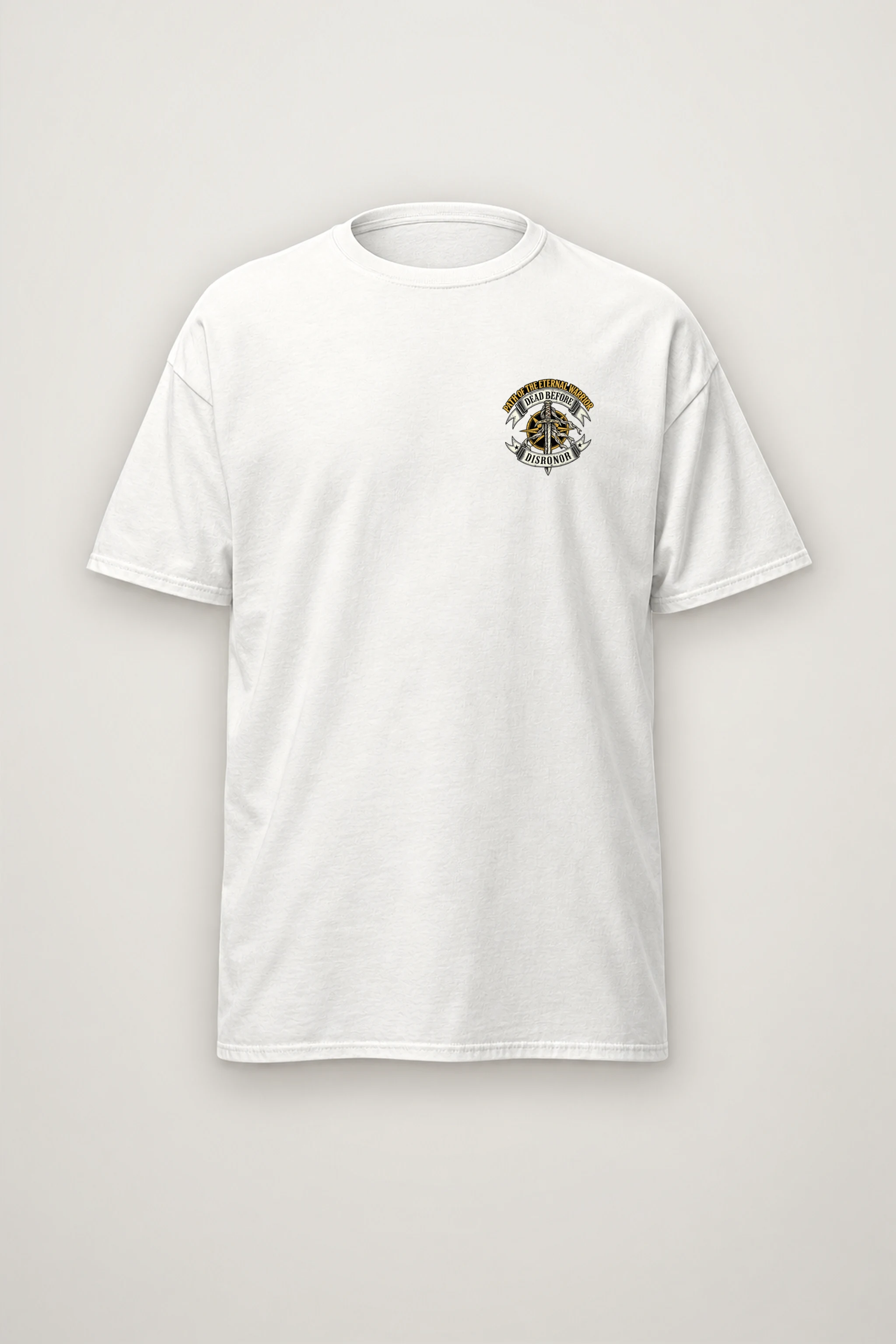 "Path Of The Eternal Warrior" Heavyweight Unisex Crewneck T-shirt