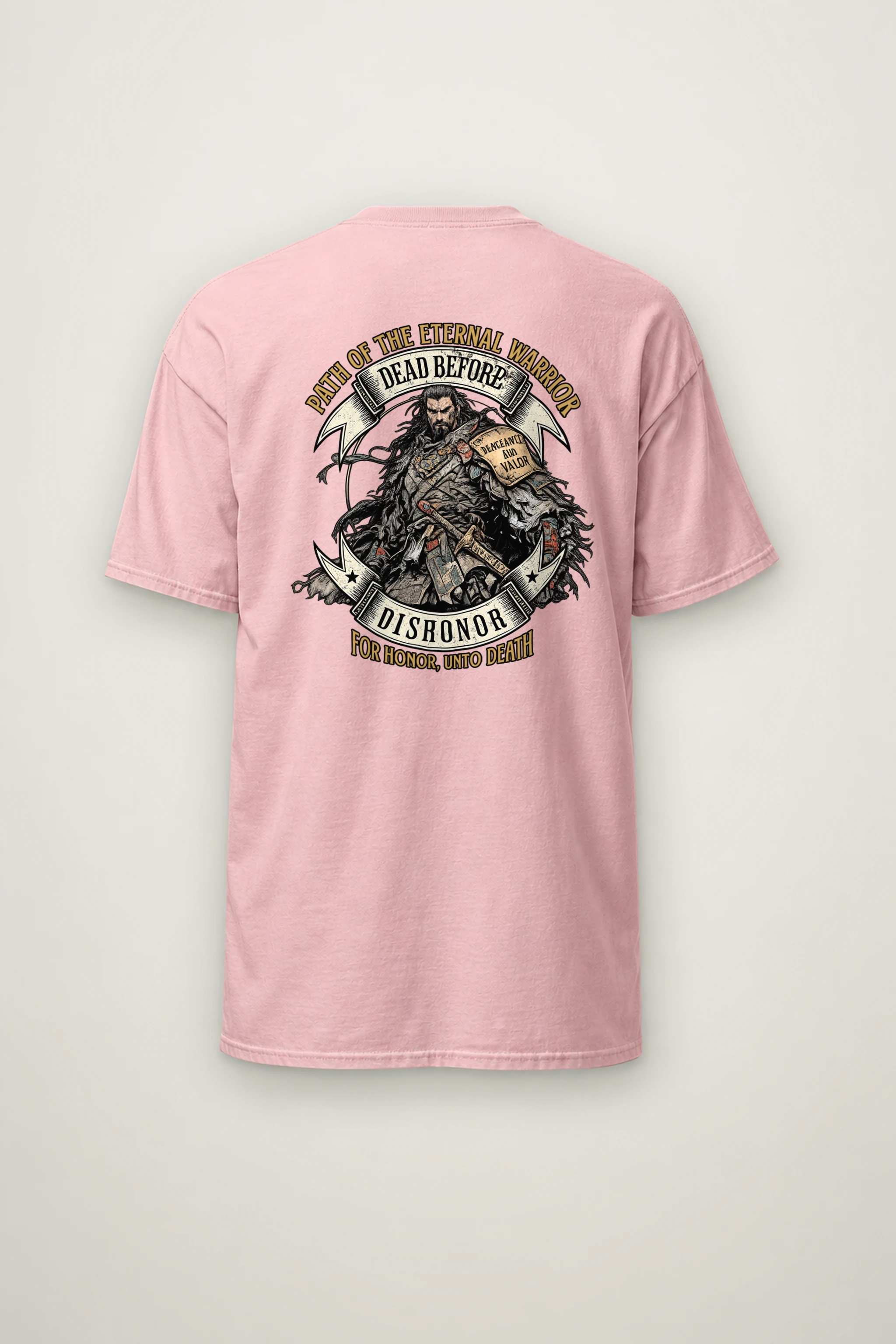 "Path Of The Eternal Warrior" Heavyweight Unisex Crewneck T-shirt