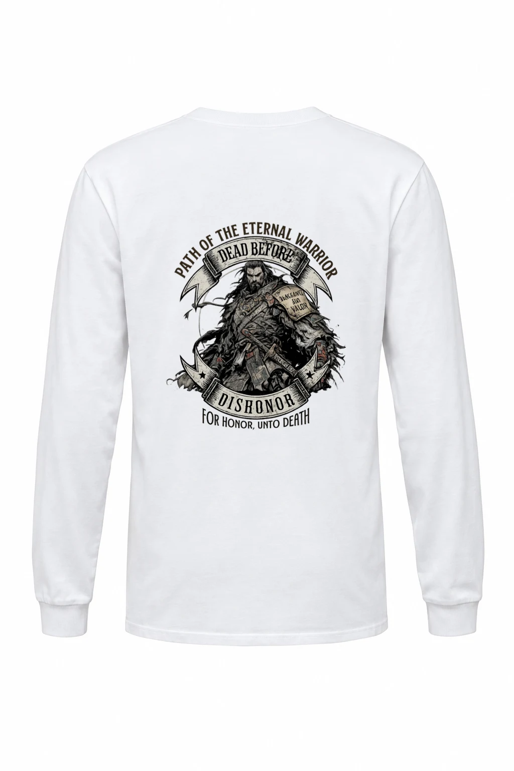 "Path Of The Eternal Warrior" Unisex Longsleeve T-shirt | Gildan 2400