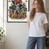 "Patriotic Hero Admiral Yi Sun-sin 이순신" Premium Wooden Framed Poster