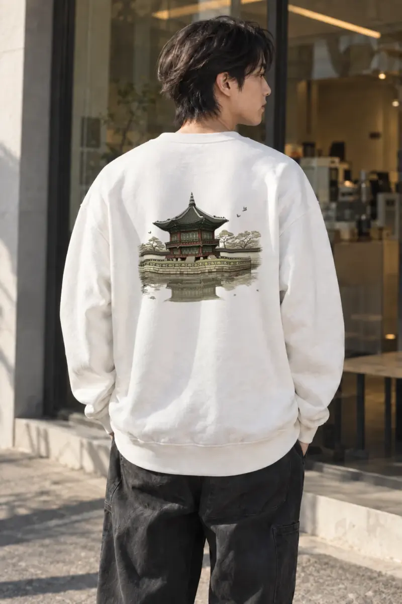 “Pavilion Reflections” Heavy Blend Unisex Crewneck Sweatshirt | Gildan 18000