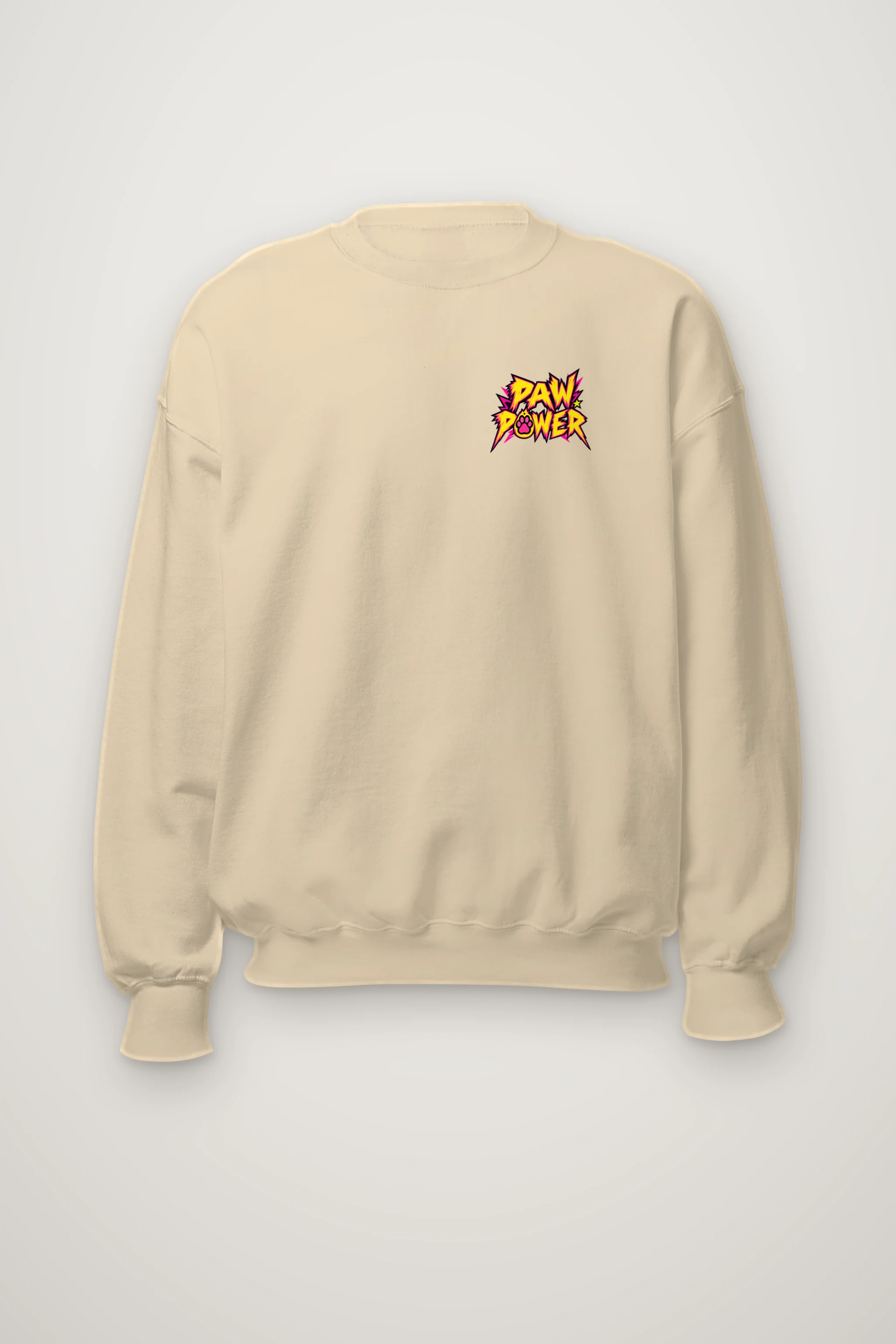 "Paw Power Electric Cats" Heavy Blend Unisex Crewneck Sweatshirt