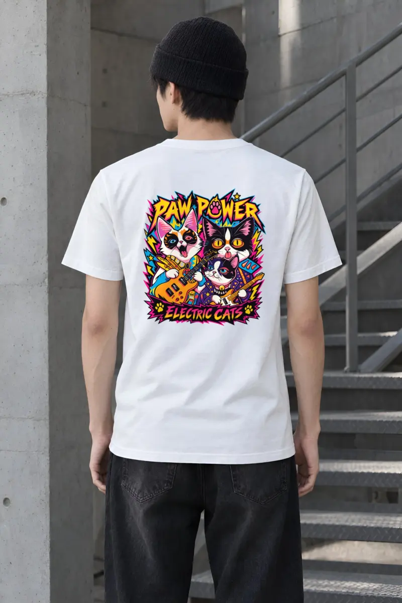"Paw Power" Heavyweight Unisex Crewneck T-shirt