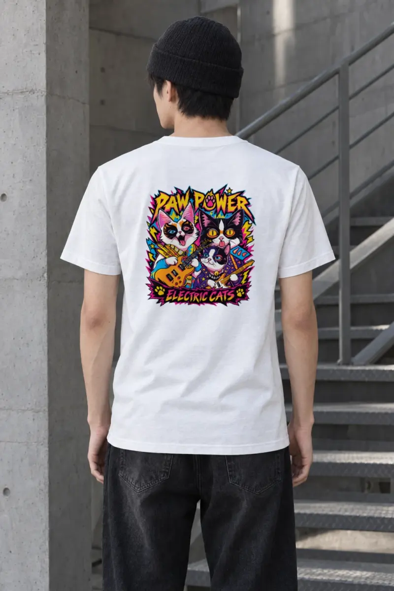 "Paw Power" Heavyweight Unisex Crewneck T-shirt