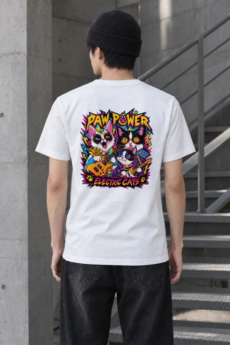 "Paw Power" Heavyweight Unisex Crewneck T-shirt