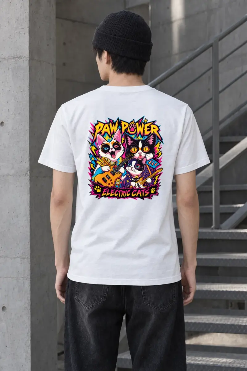 "Paw Power" Heavyweight Unisex Crewneck T-shirt