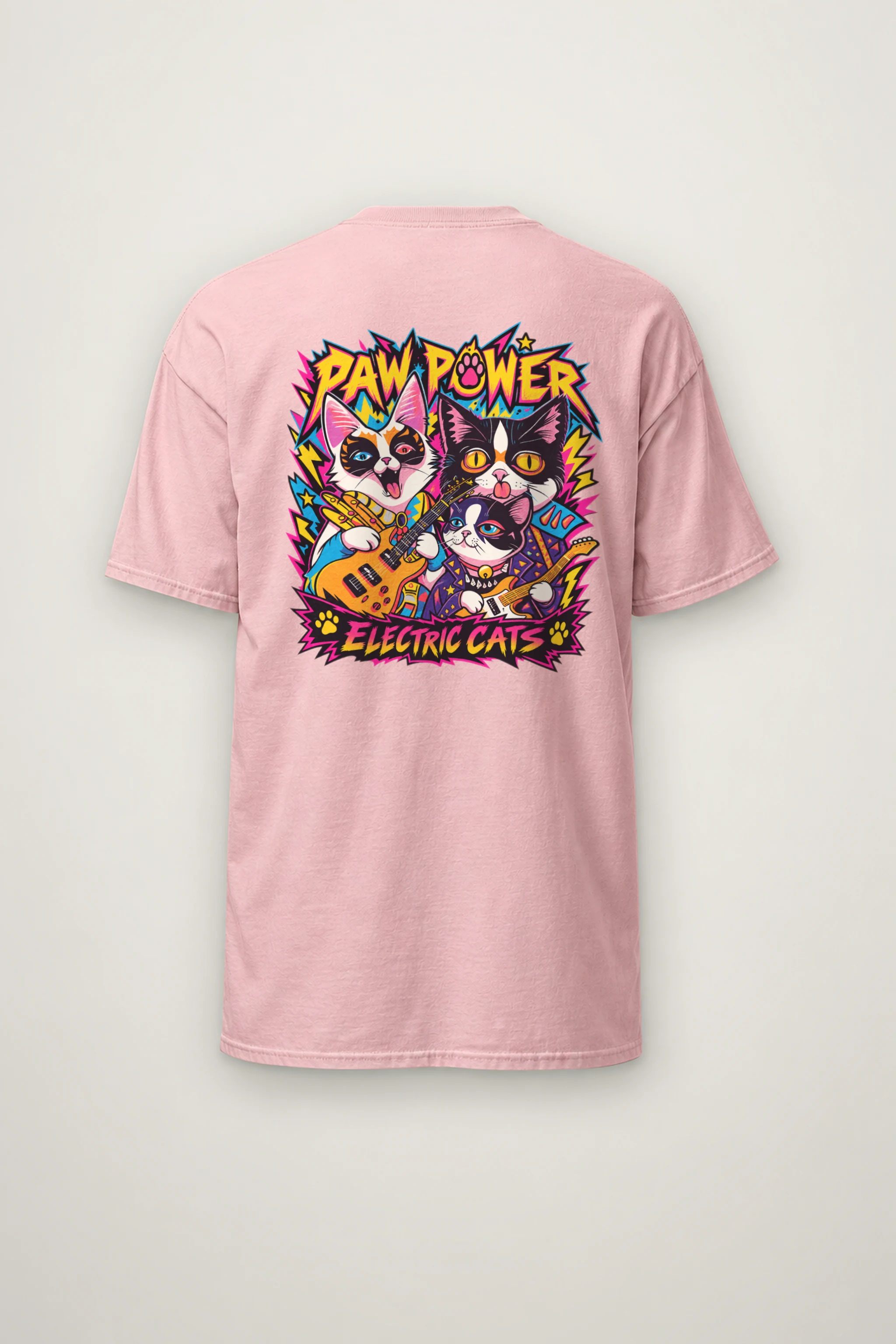 "Paw Power" Heavyweight Unisex Crewneck T-shirt