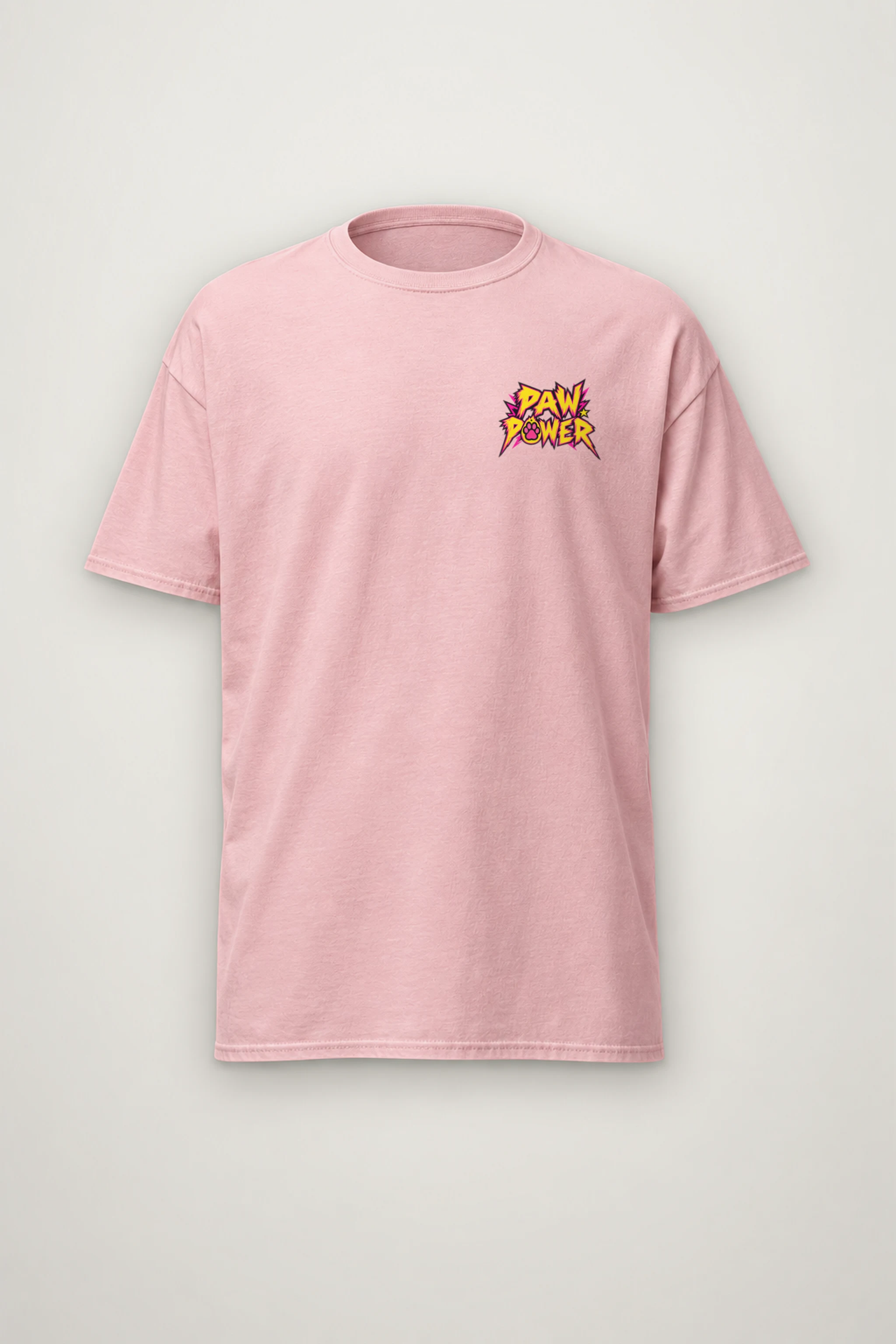 "Paw Power" Heavyweight Unisex Crewneck T-shirt