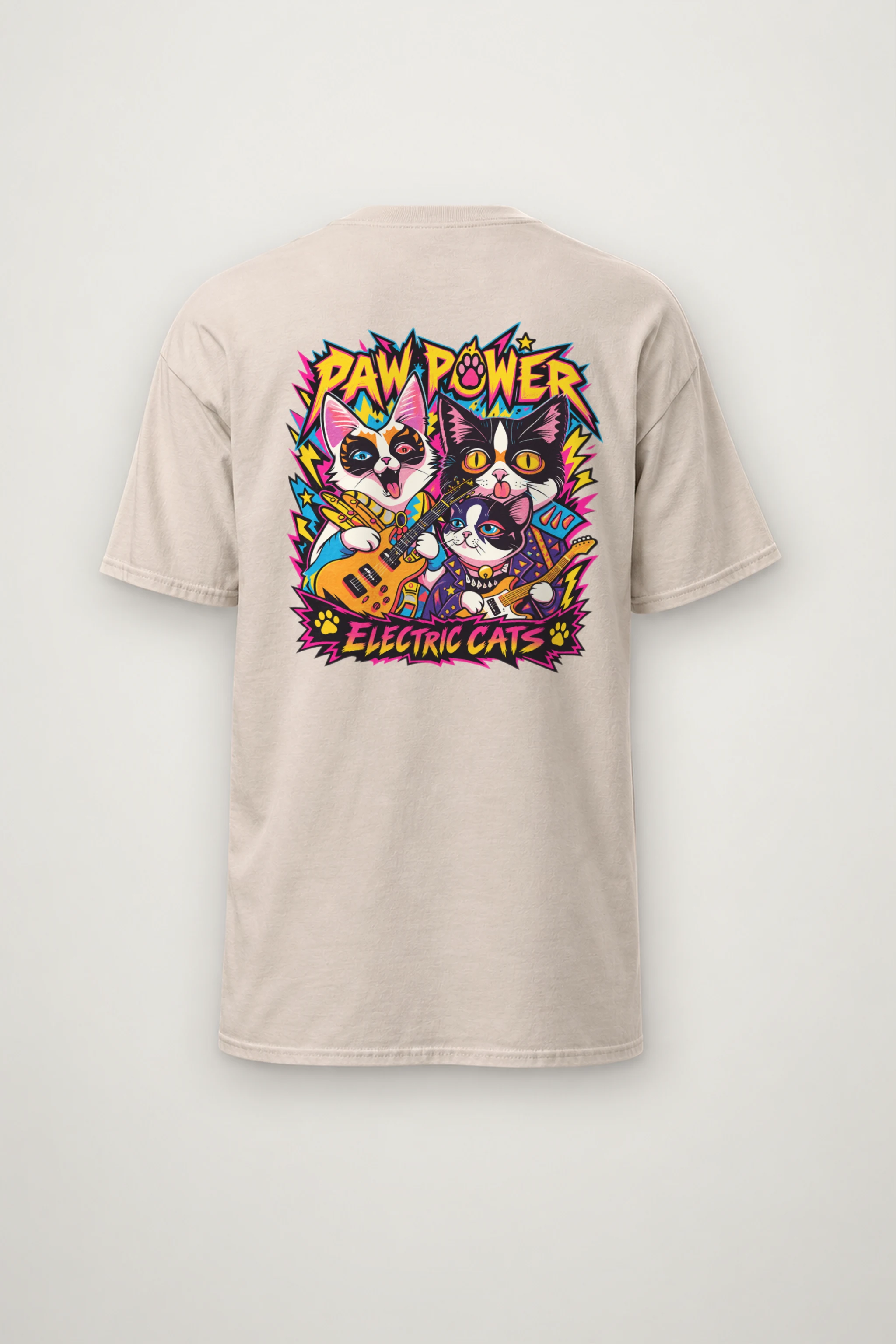 "Paw Power" Heavyweight Unisex Crewneck T-shirt