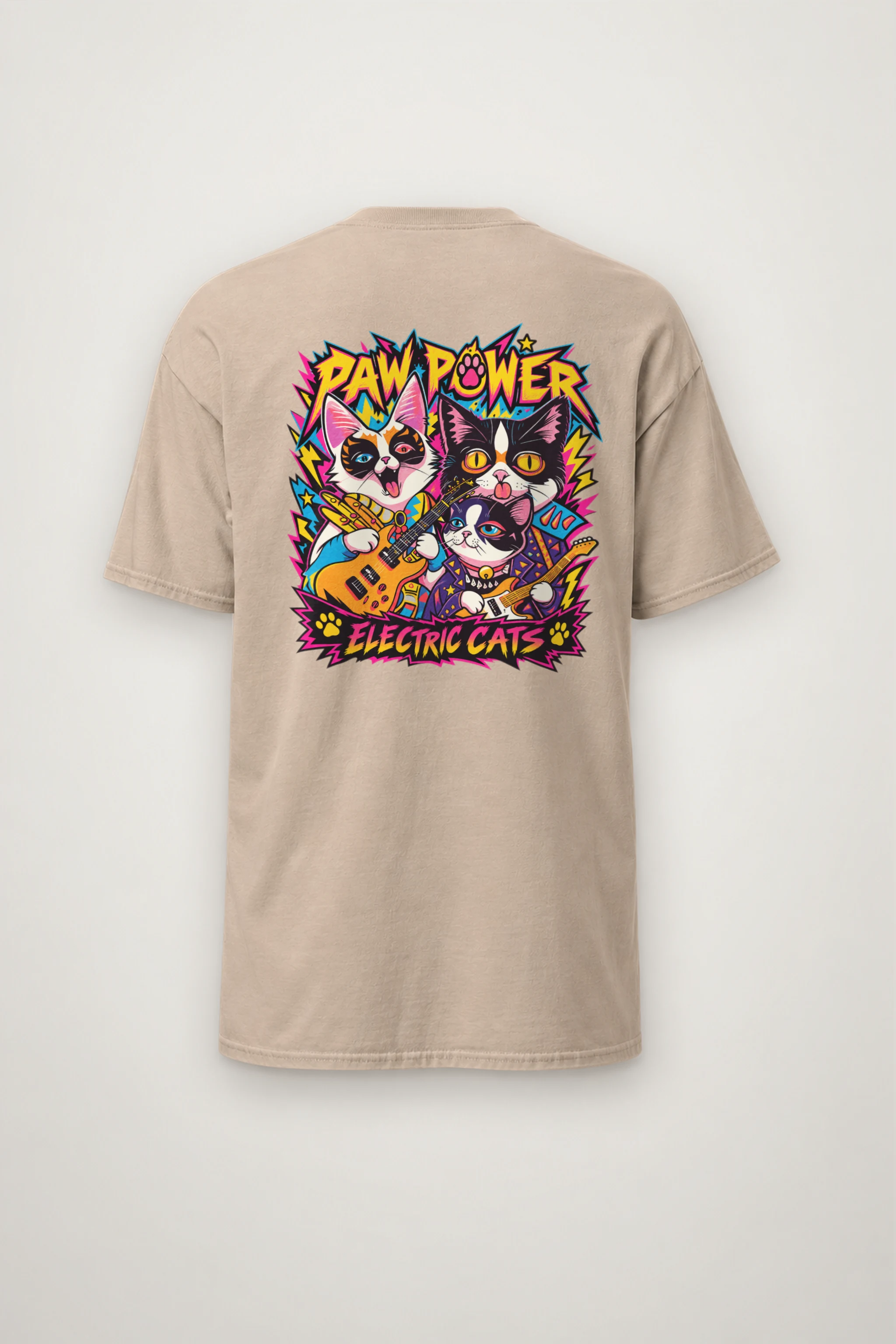 "Paw Power" Heavyweight Unisex Crewneck T-shirt