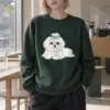 "Paws & Love" Heavy Blend Unisex Crewneck Sweatshirt | Gildan 18000