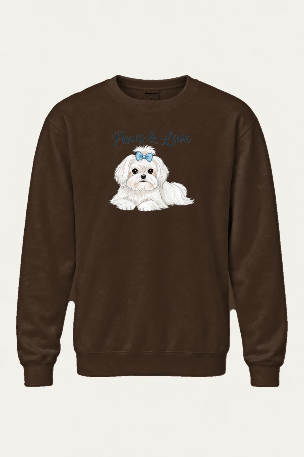 "Paws & Love" Heavy Blend Unisex Crewneck Sweatshirt | Gildan 18000