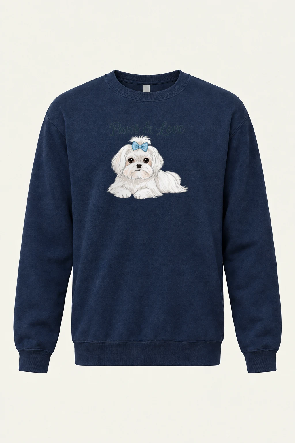 "Paws & Love" Heavy Blend Unisex Crewneck Sweatshirt | Gildan 18000