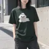 "Paws & Love" Heavyweight Unisex Crewneck T-shirt | Gildan 5000