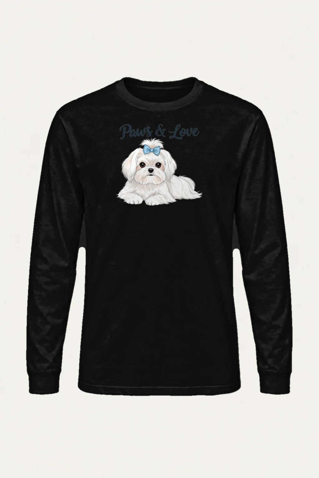 "Paws & Love" Unisex Longsleeve T-shirt | Gildan 2400