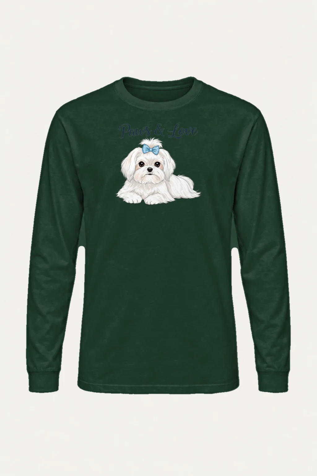 "Paws & Love" Unisex Longsleeve T-shirt | Gildan 2400