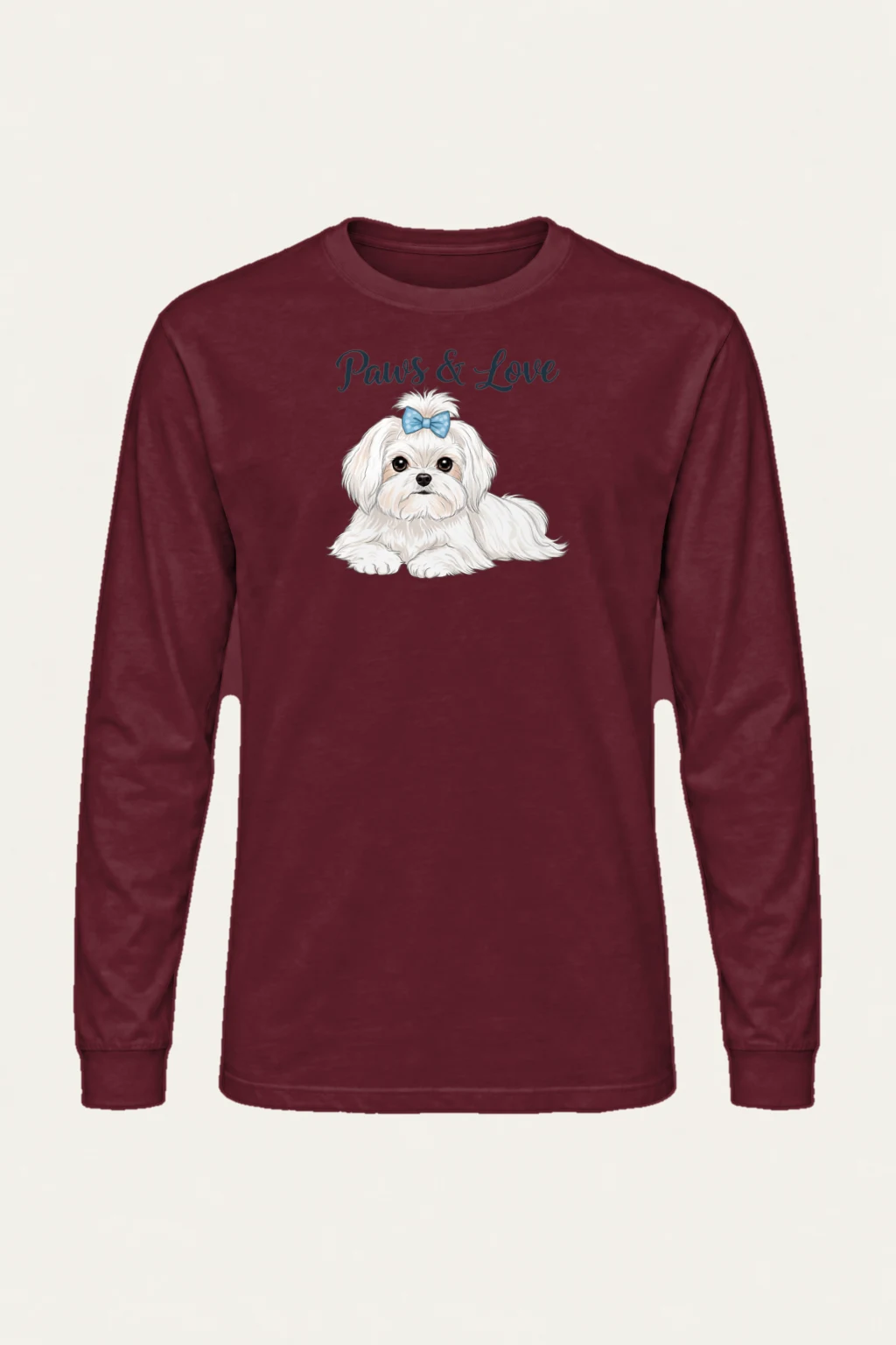 "Paws & Love" Unisex Longsleeve T-shirt | Gildan 2400