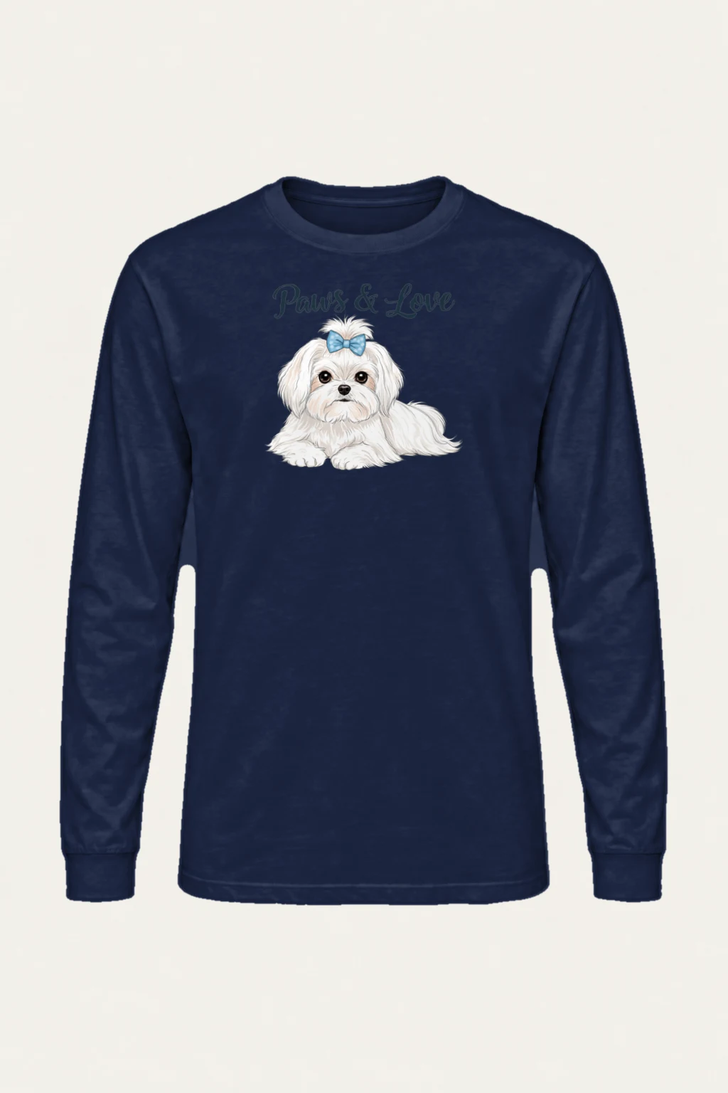 "Paws & Love" Unisex Longsleeve T-shirt | Gildan 2400