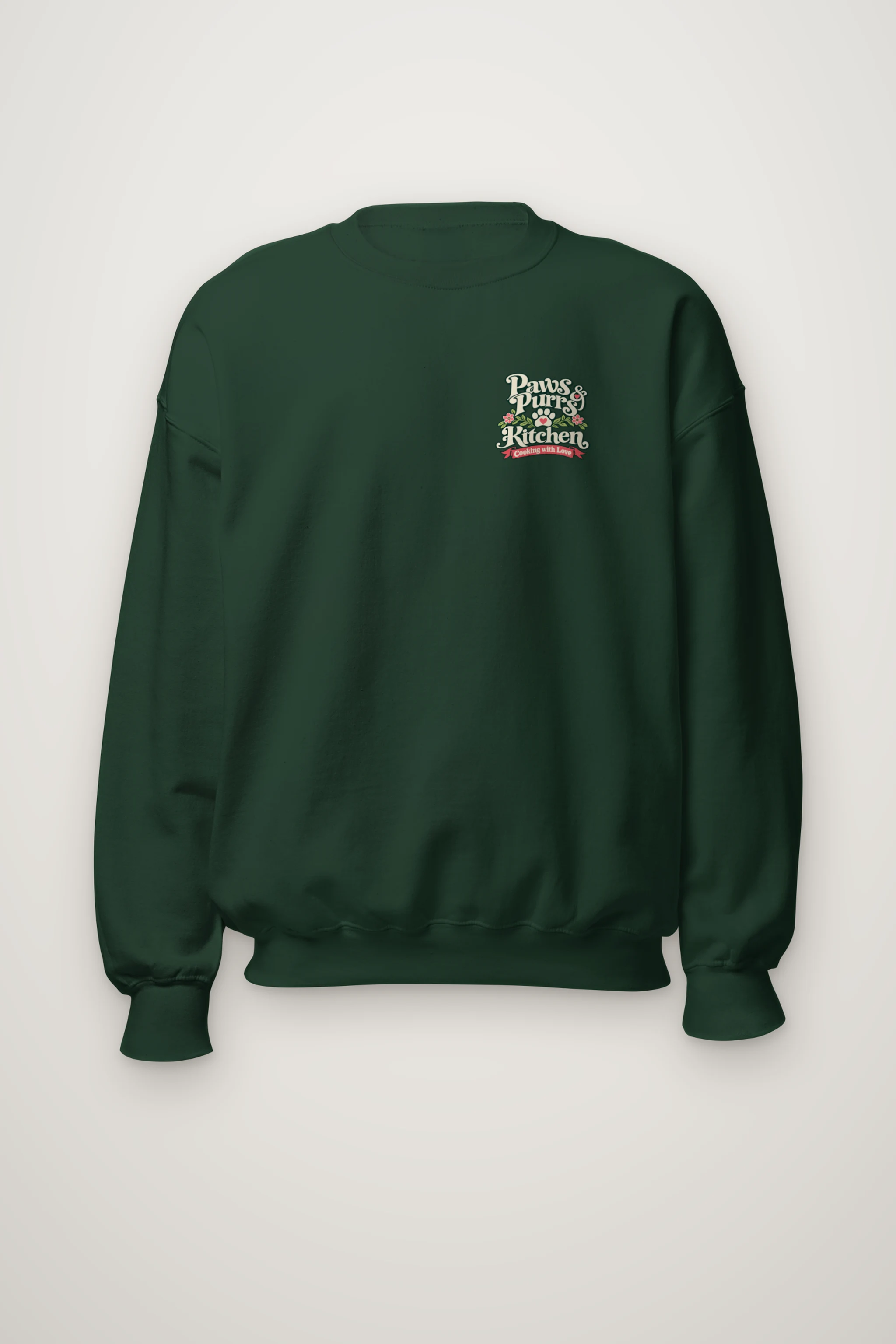 "Paws & Purrs Kitchen" Heavy Blend Unisex Crewneck Sweatshirt