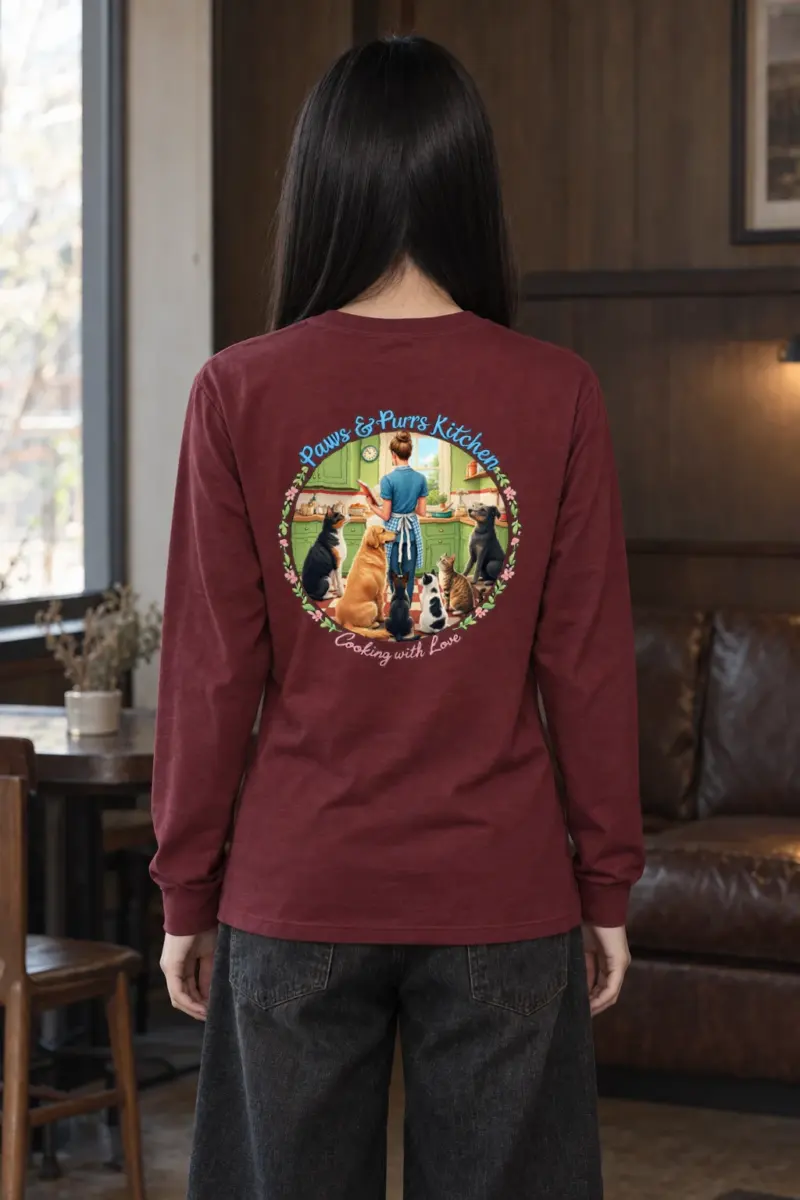 "Paws & Purrs Kitchen" Unisex Longsleeve T-shirt