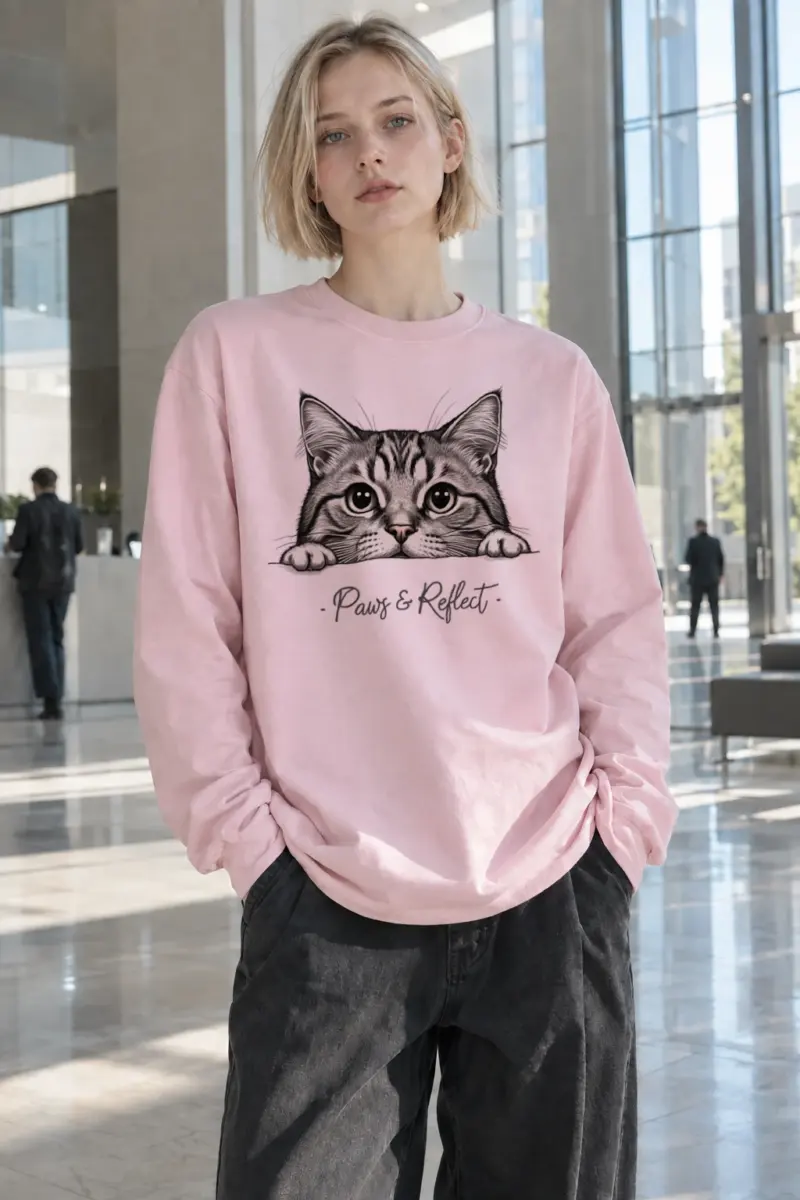 "Paws & Reflect" Unisex Longsleeve T-shirt | Gildan 2400